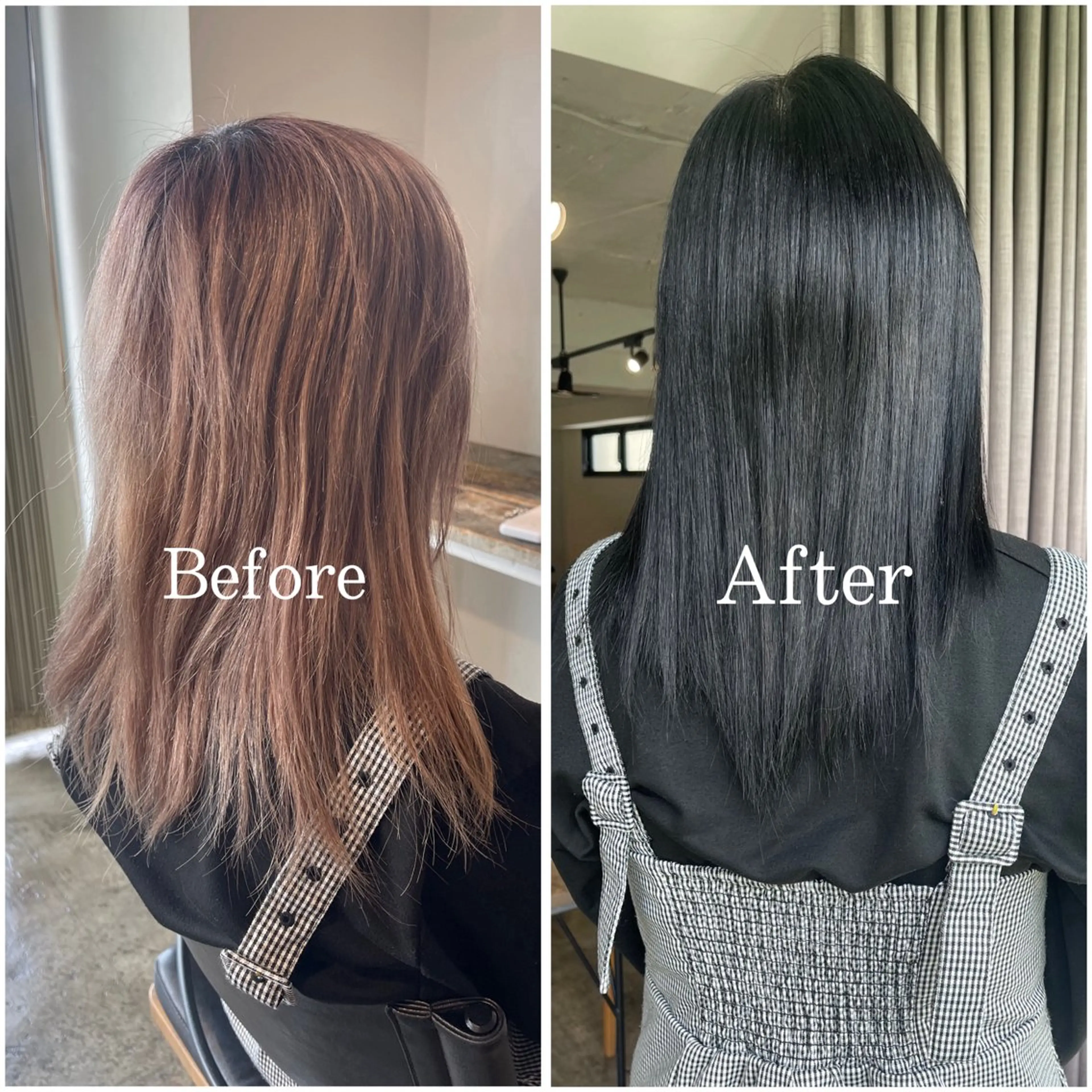 セミロング カラー ブリーチ デザインカラー ハイトーンカラー ムラ修正/ ハイトーン💖Riaのヘアスタイル