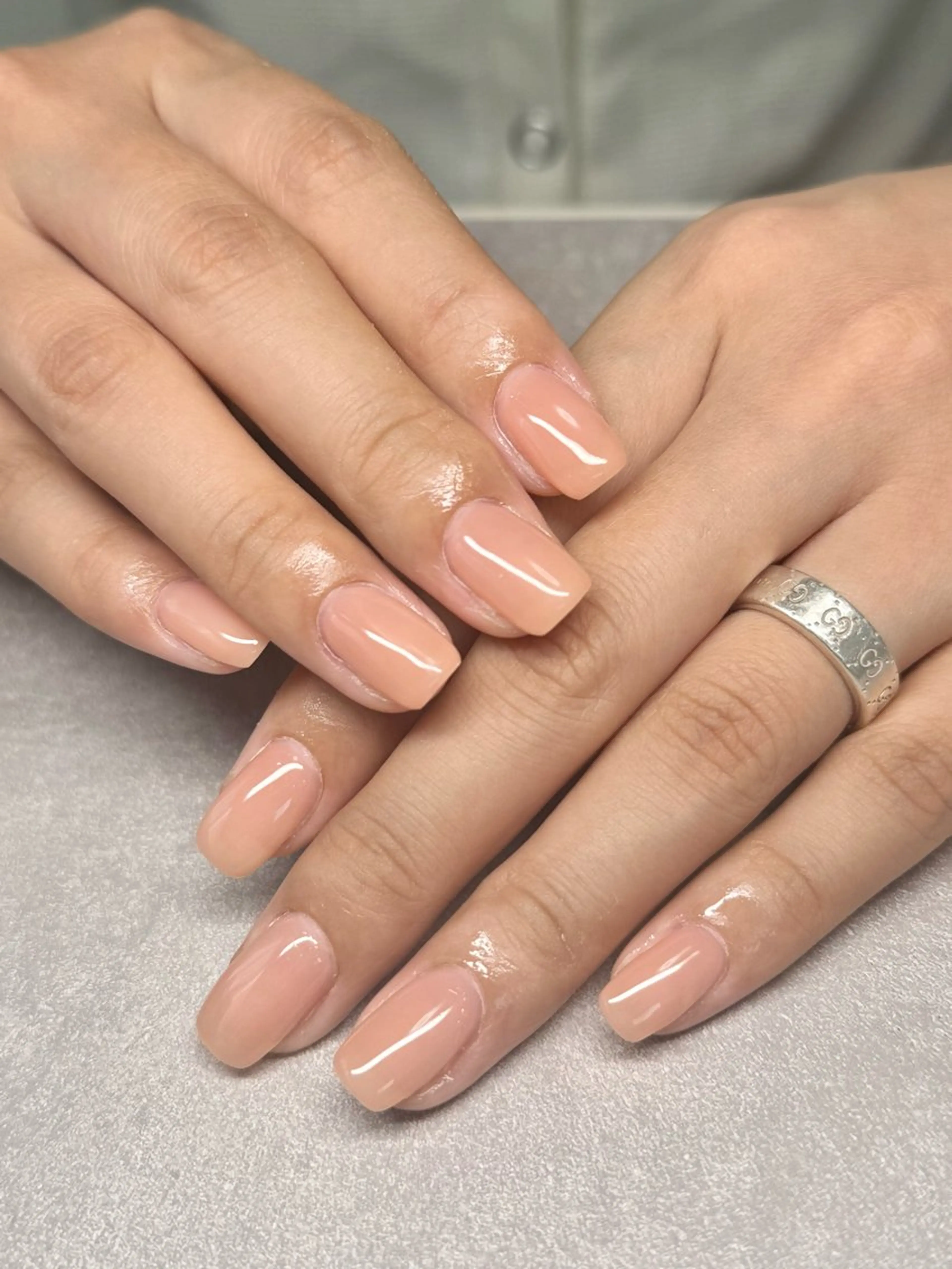 ネイル オフィスネイル ワンカラーネイル nailroom amyのネイルデザイン