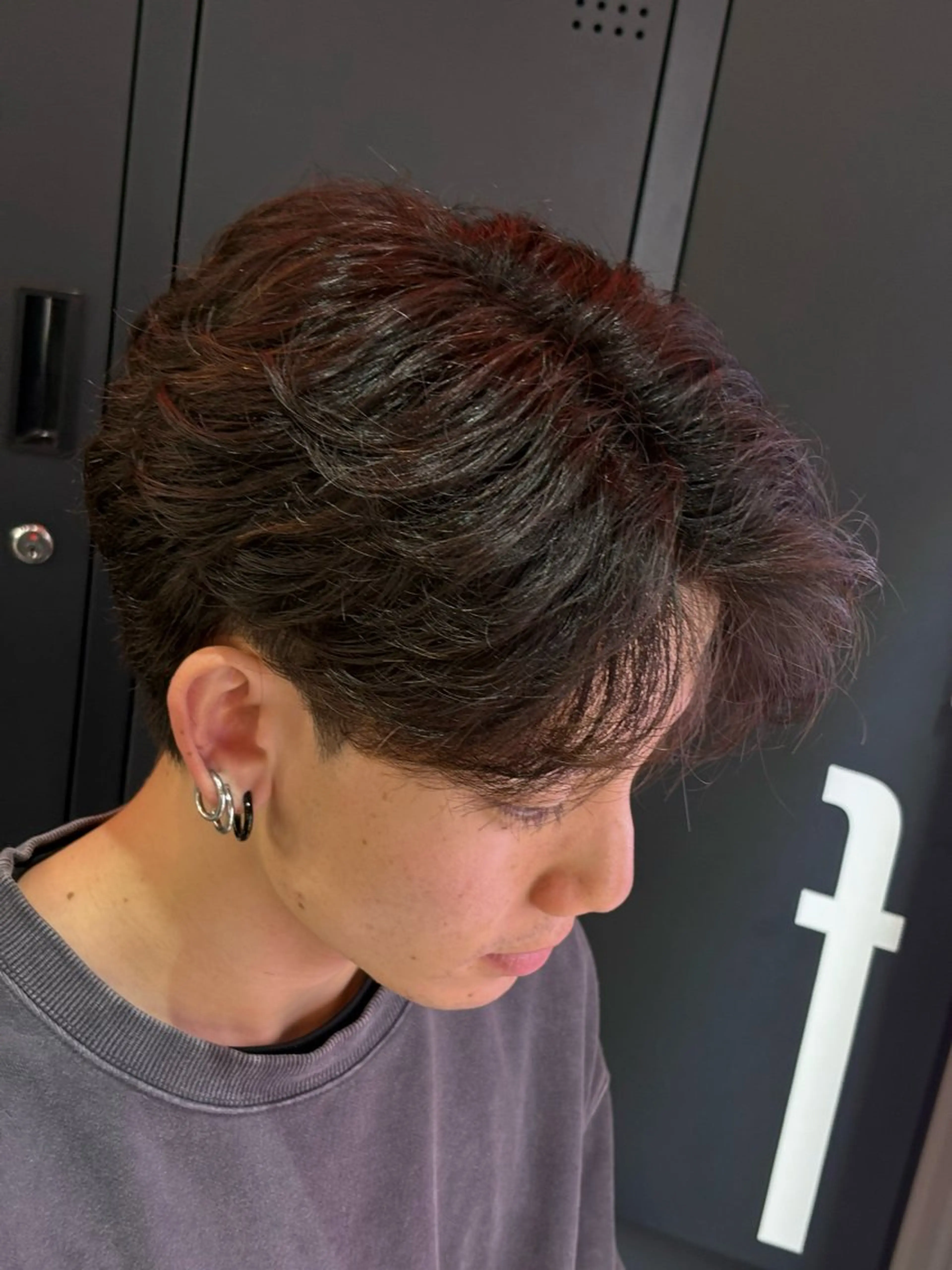 【⚡️12月限定⚡️】メンズカット➕フェザーパーマ　#韓国ヘア#毛流れ#トレンド#メンズパーマの写真