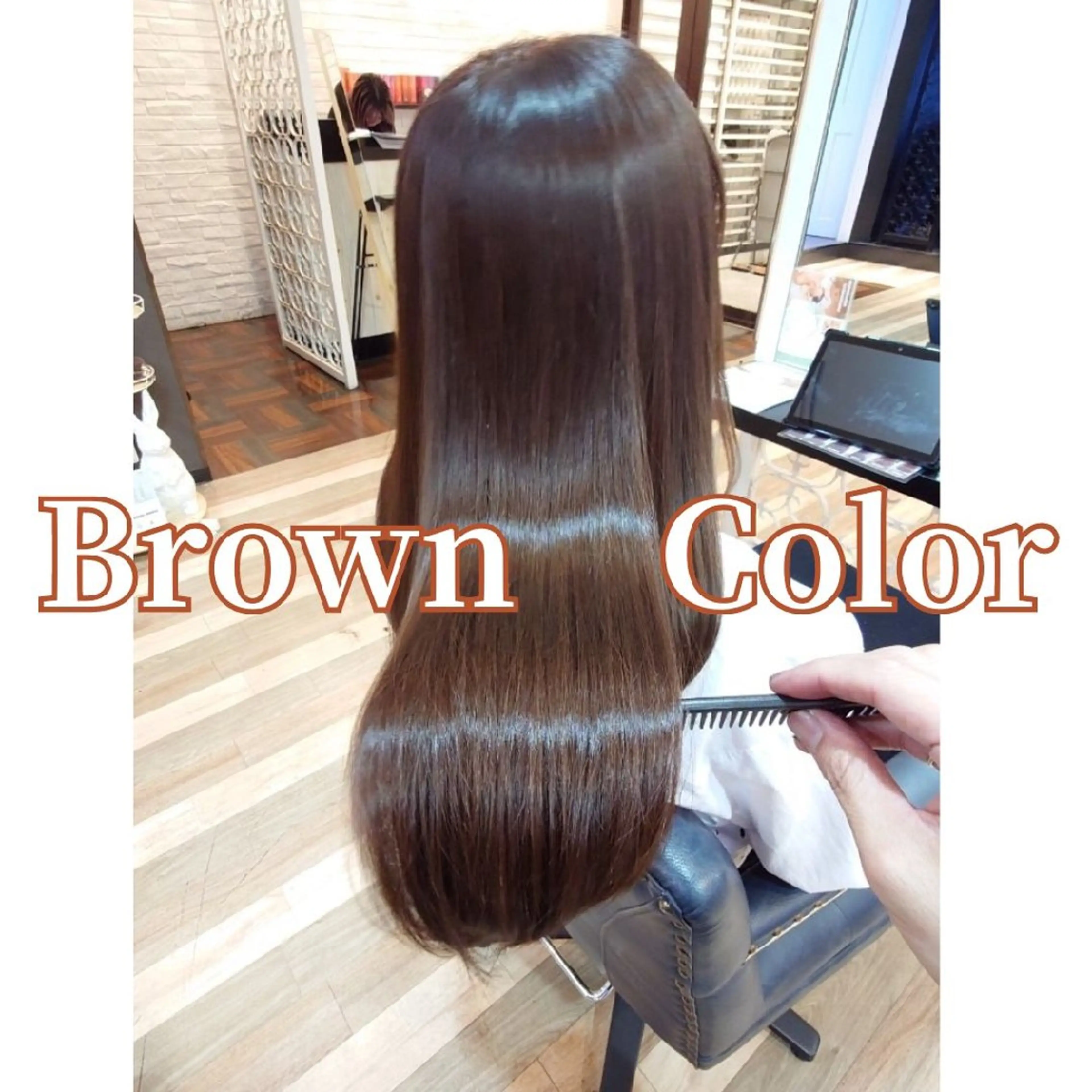 セミロング カラー カット ヘアカラー ヘッドスパ Russo(ルッソ)所属・こにし/蒲生四丁目 /髪質改善/スパのヘアスタイル