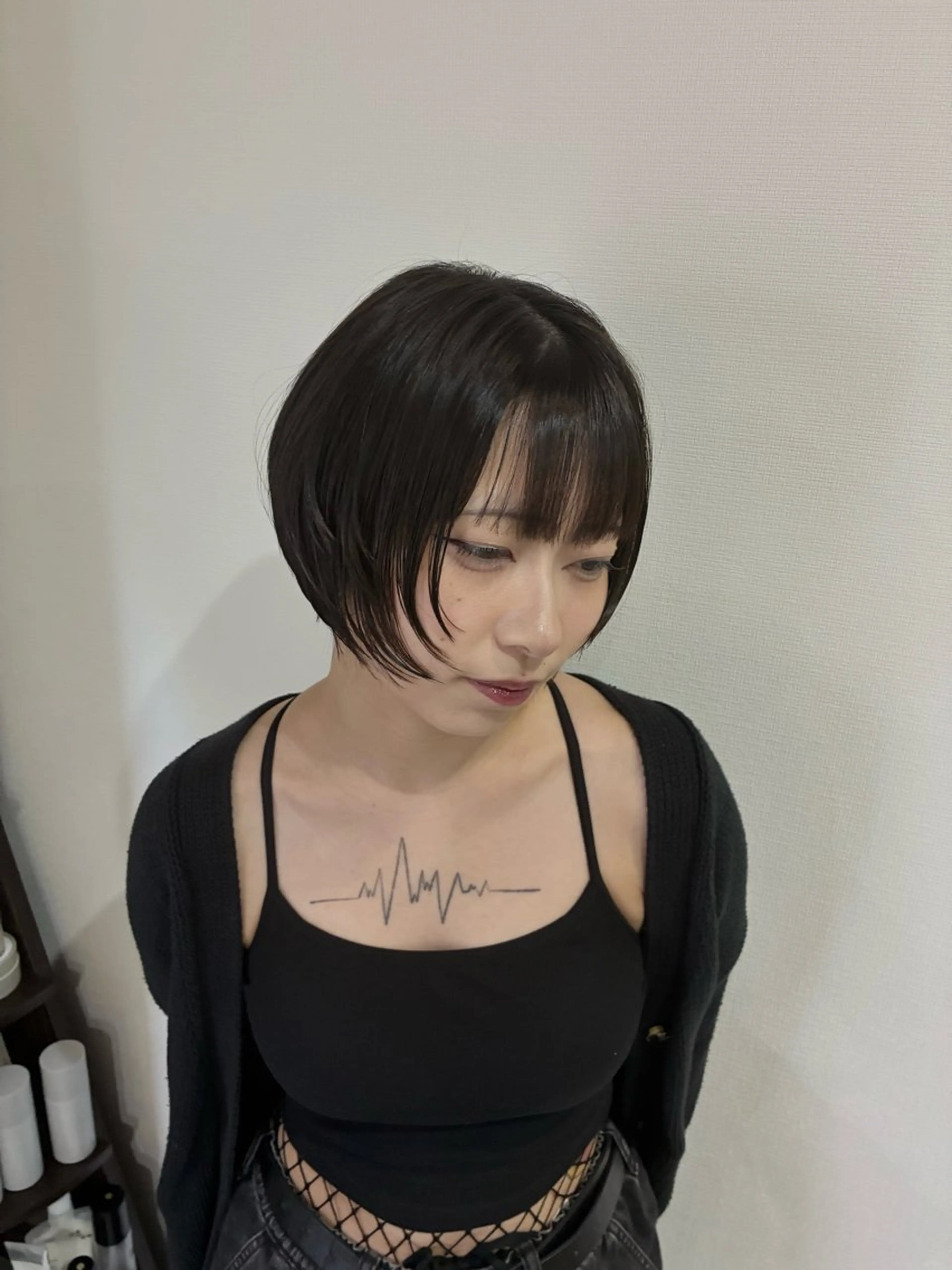 ショート ショートレイヤー レイヤーカット ショートヘア カット ヘアカラー 🐺YuTo🐺カラ ーリスト/Aujuaのヘアスタイル