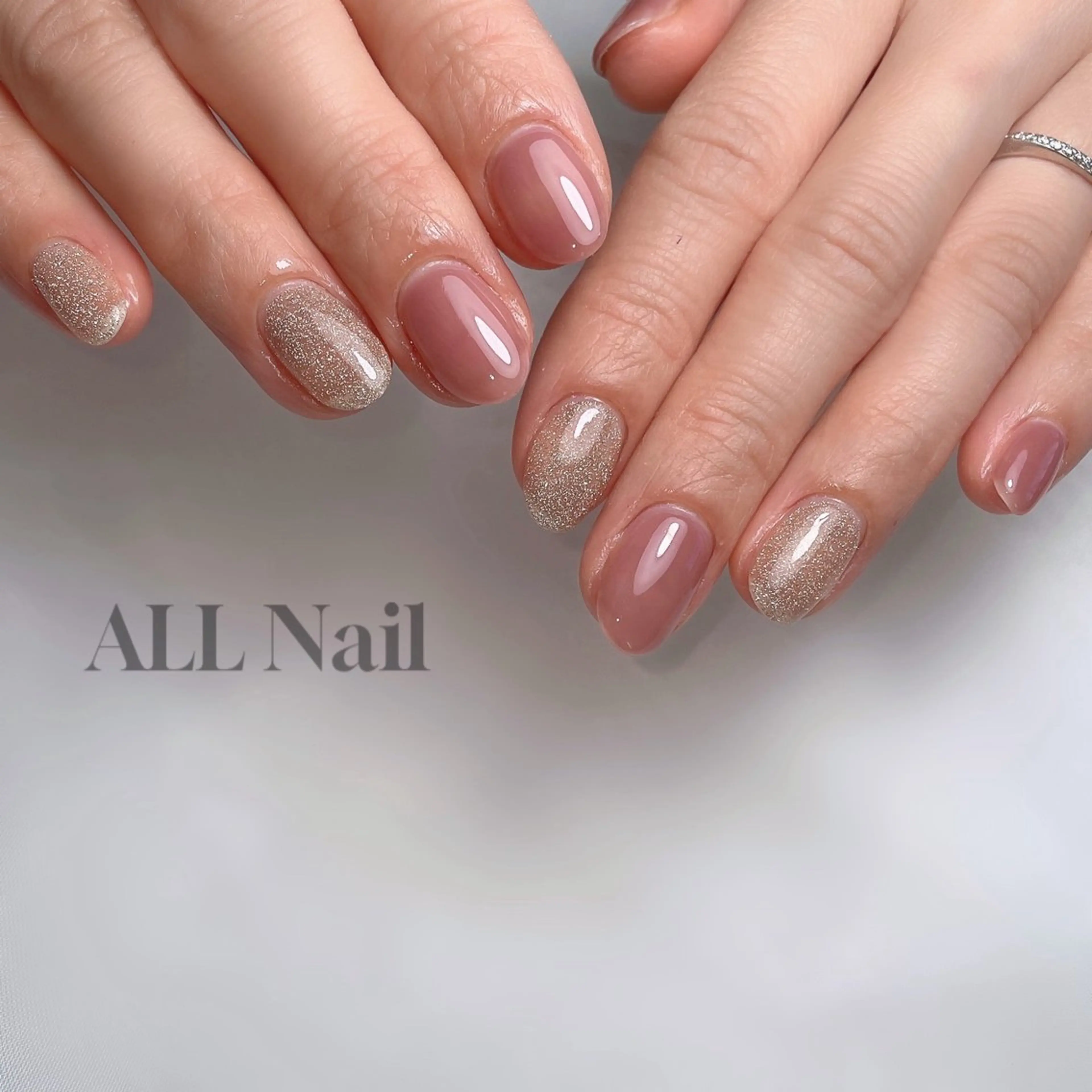 ネイル フラッシュネイル ラメ(グリッター) ワンカラーネイル ALL Nail &whiteningのその他イメージ