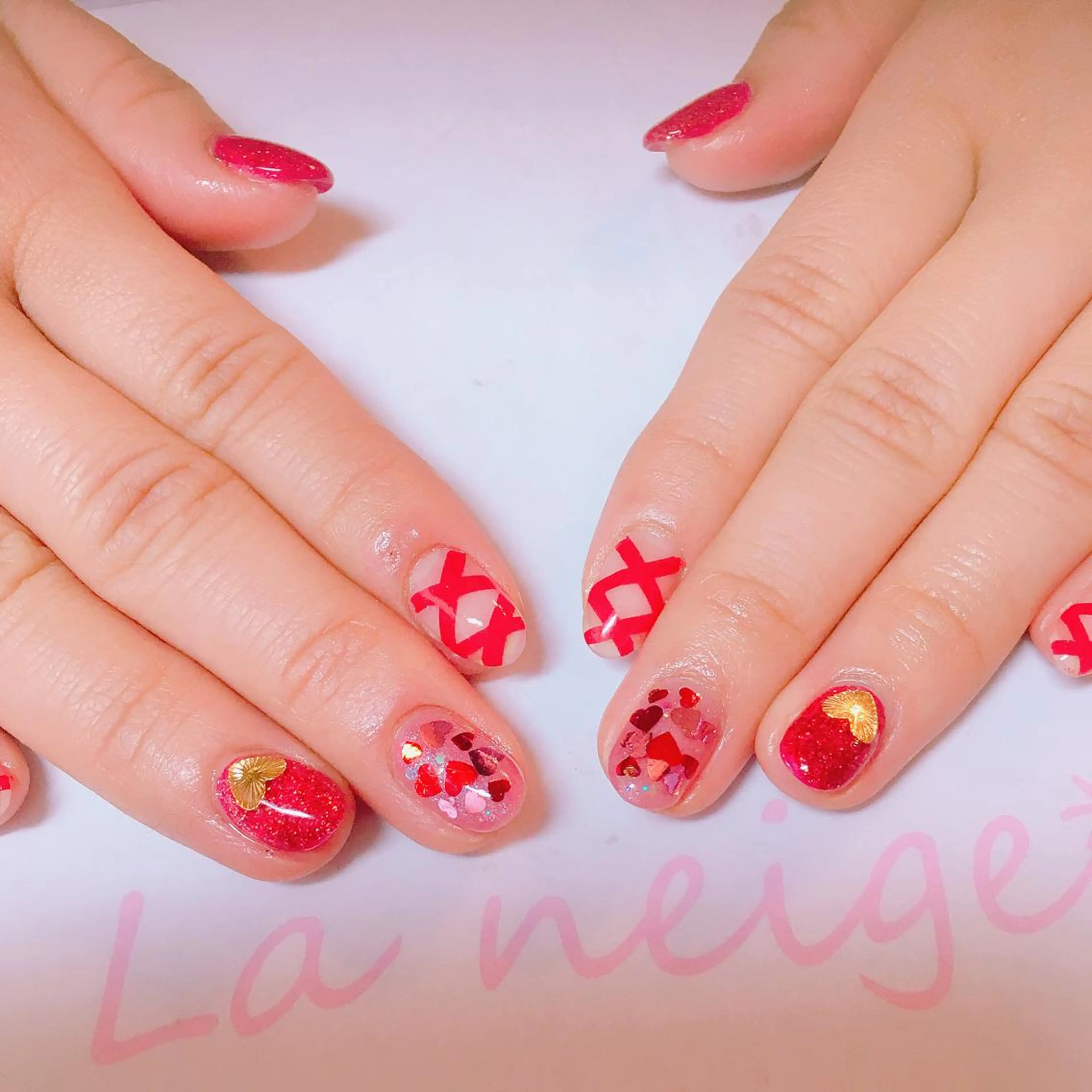 ネイル La neige* yuki 🥯🍑のネイルデザイン