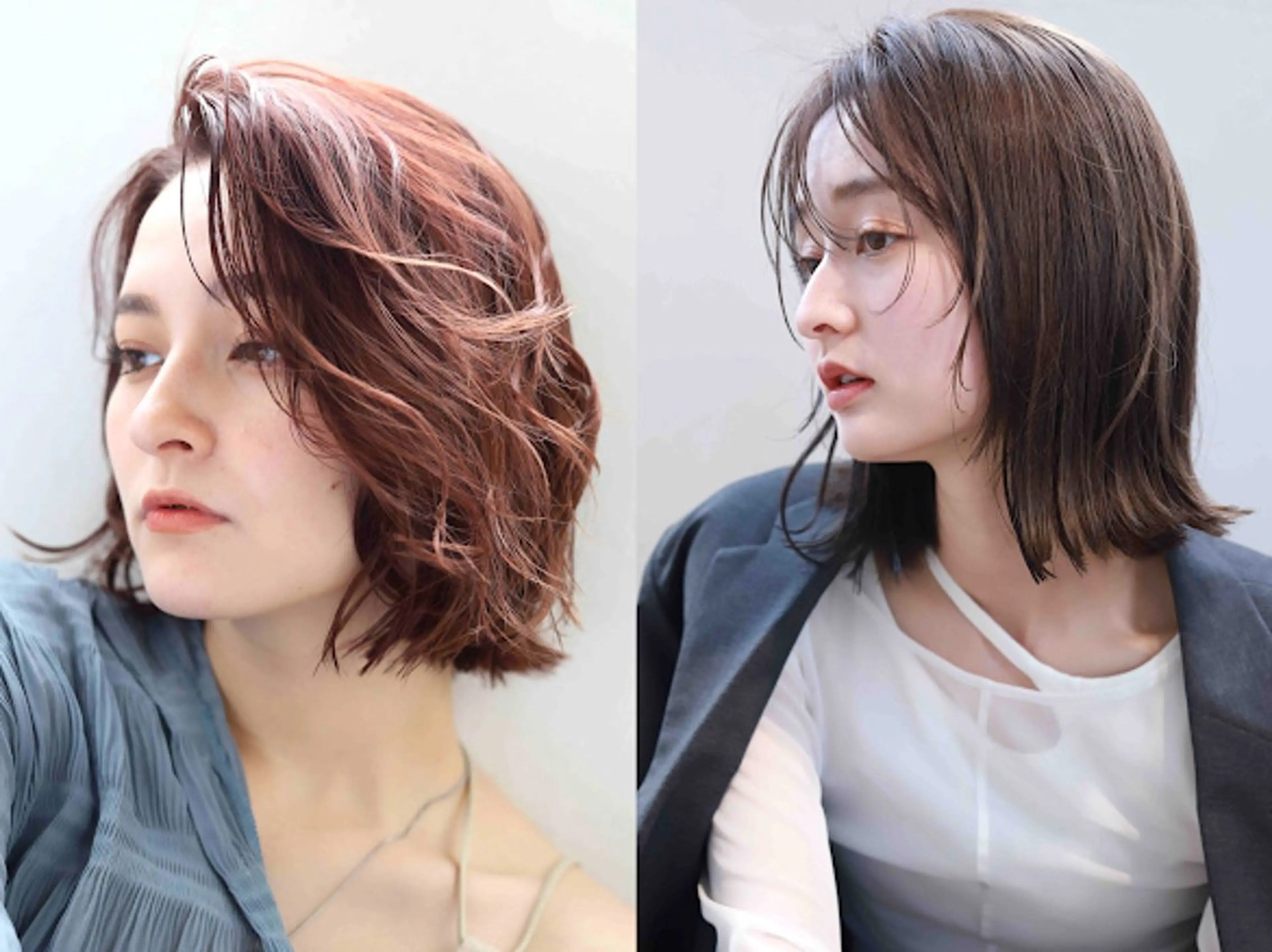 カット+透明感カラーの写真