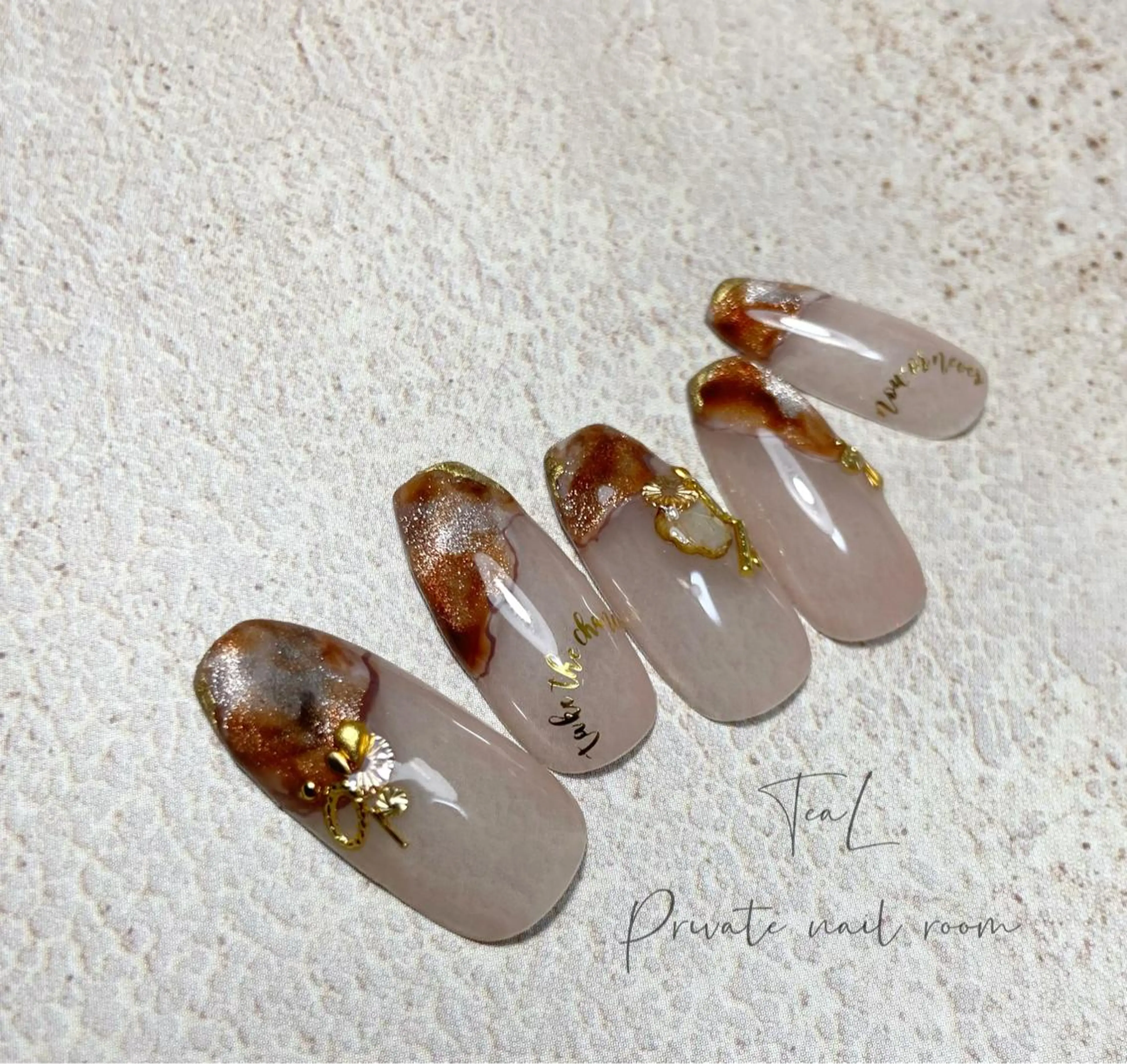 ネイル ハンドネイル TeaL nailのネイルデザイン