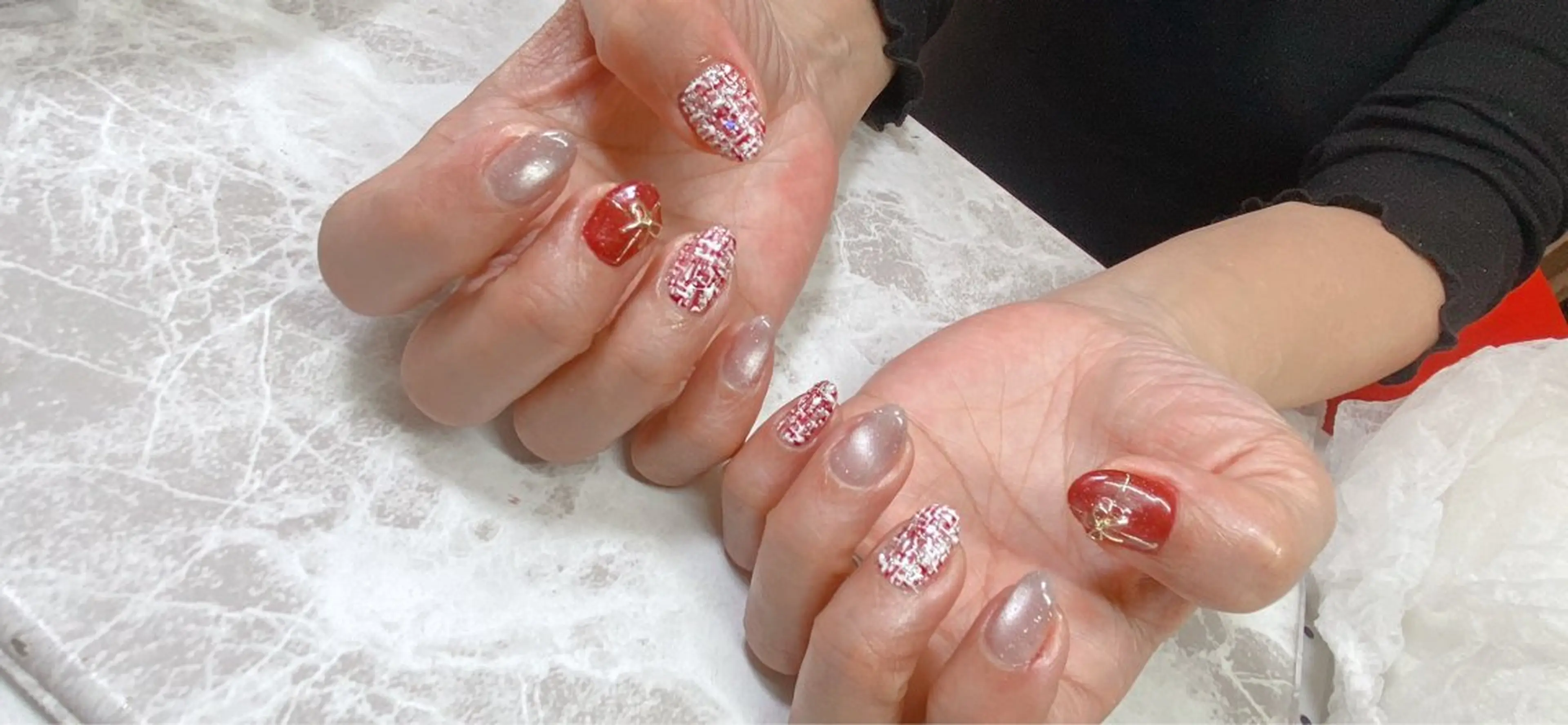 ネイル 持ち込み シンプルネイル Lulu charisu所属・lulucharis nailのネイルデザイン