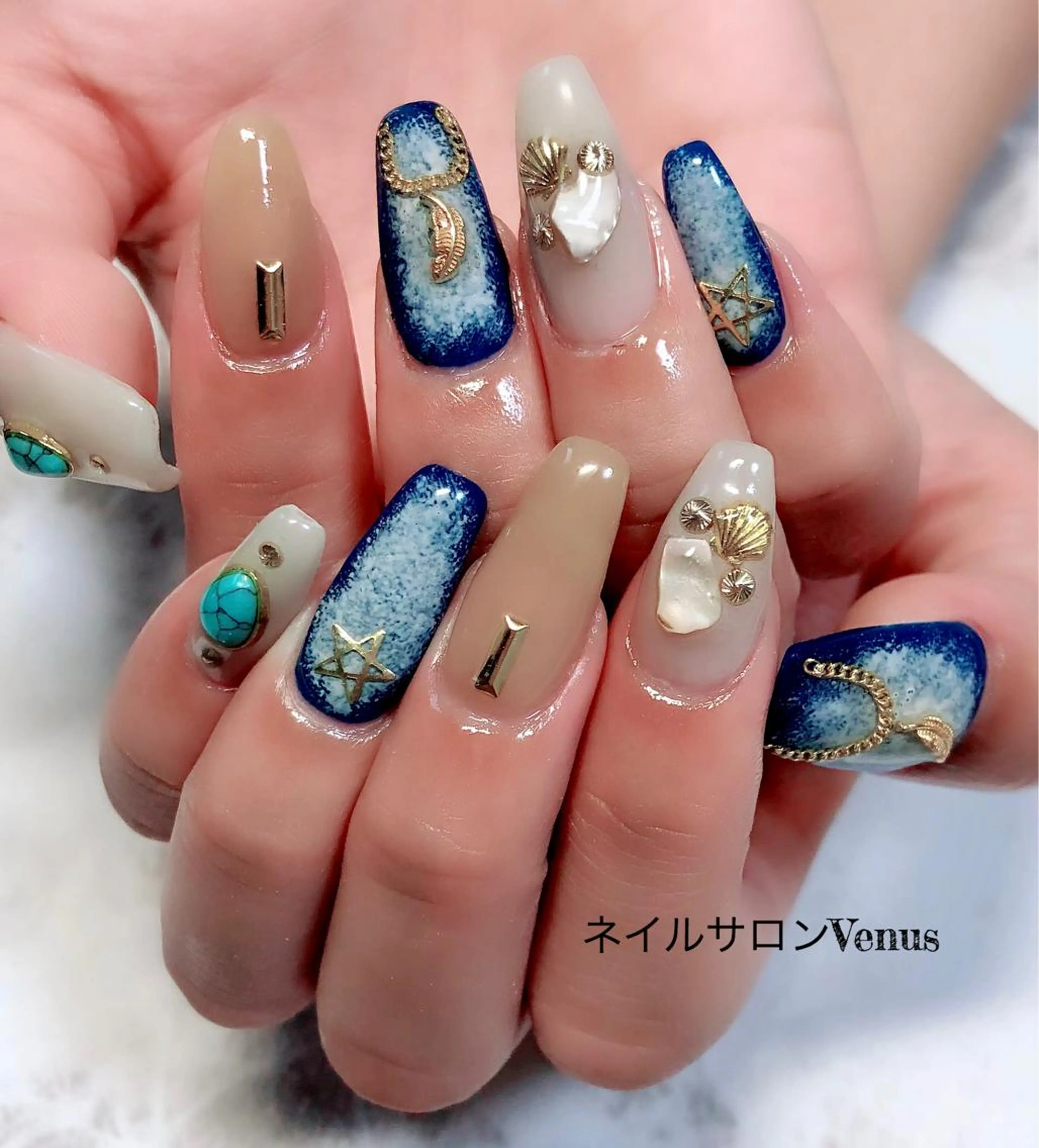 ネイル 持ち込み ハンドネイル Nail salon Venusのネイルデザイン