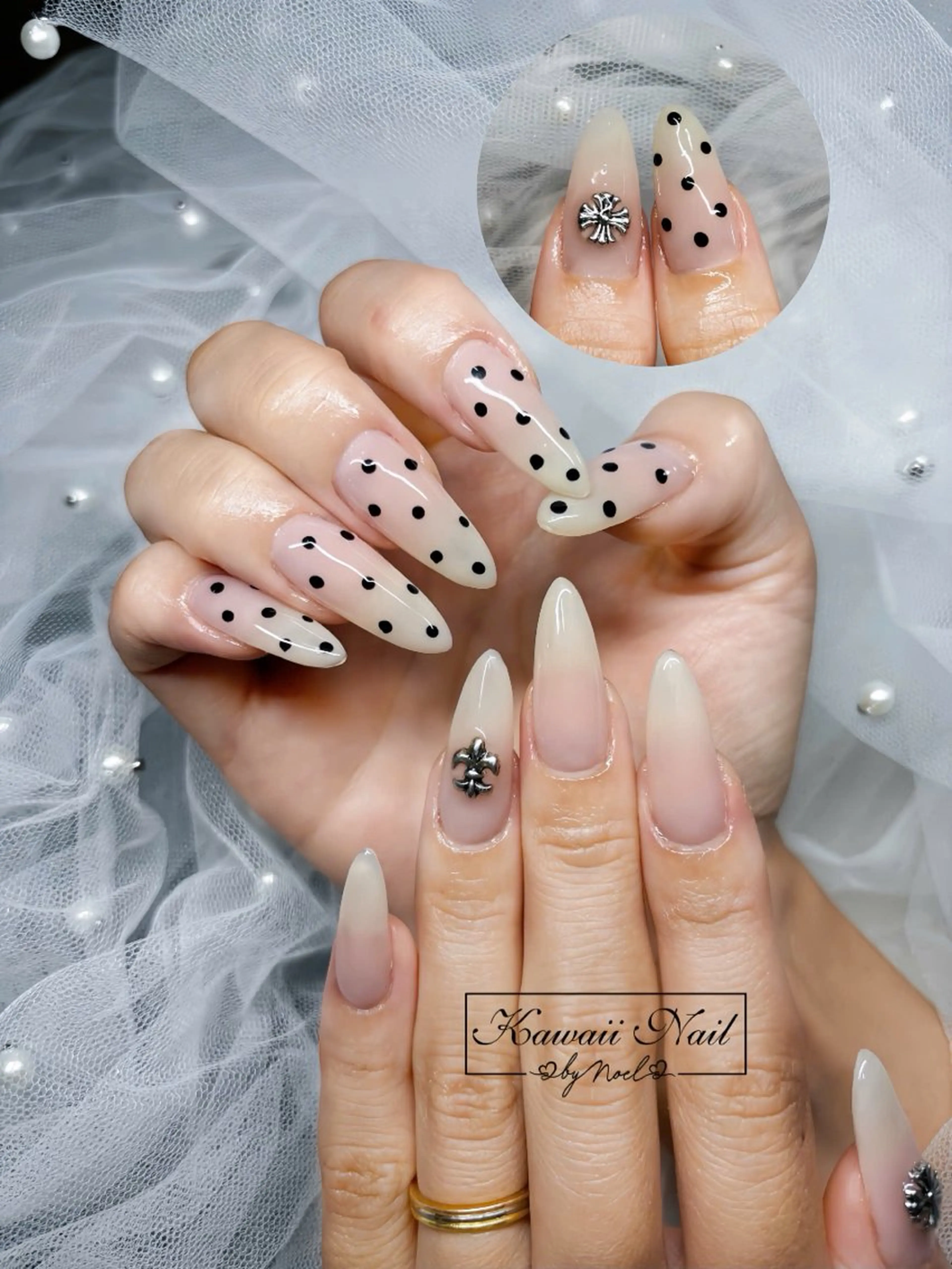 ネイル アートネイル フットネイル フレンチネイル ジェルネイル ロングネイル Kawaii Nail Salon所属・YURI NAIL NARITAのネイルデザイン