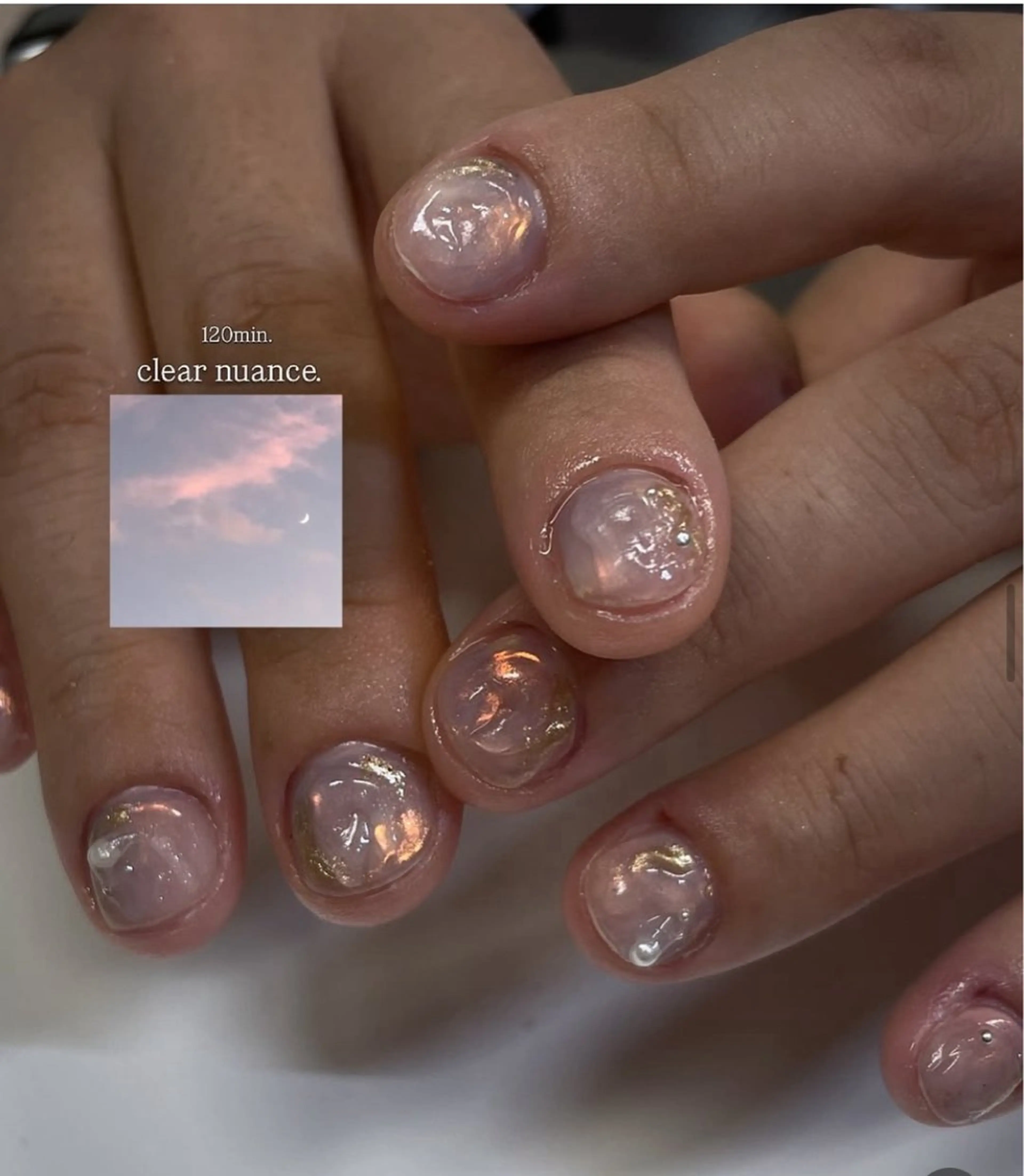 ネイル ハンドネイル Me d'eau所属・Me d'eau Rinaのネイルデザイン