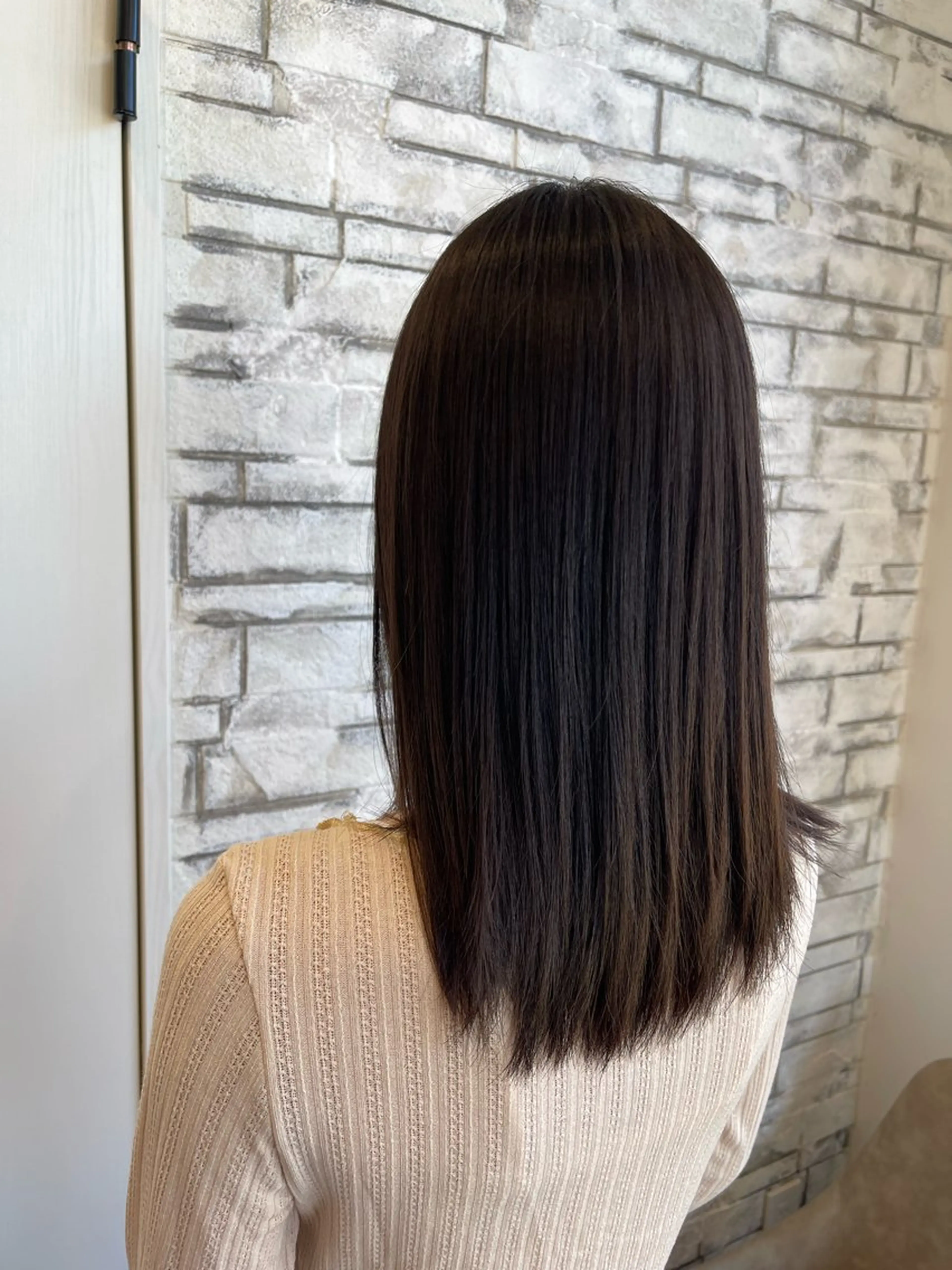 ミディアム ワンカラー💓 豊橋/まおのヘアスタイル