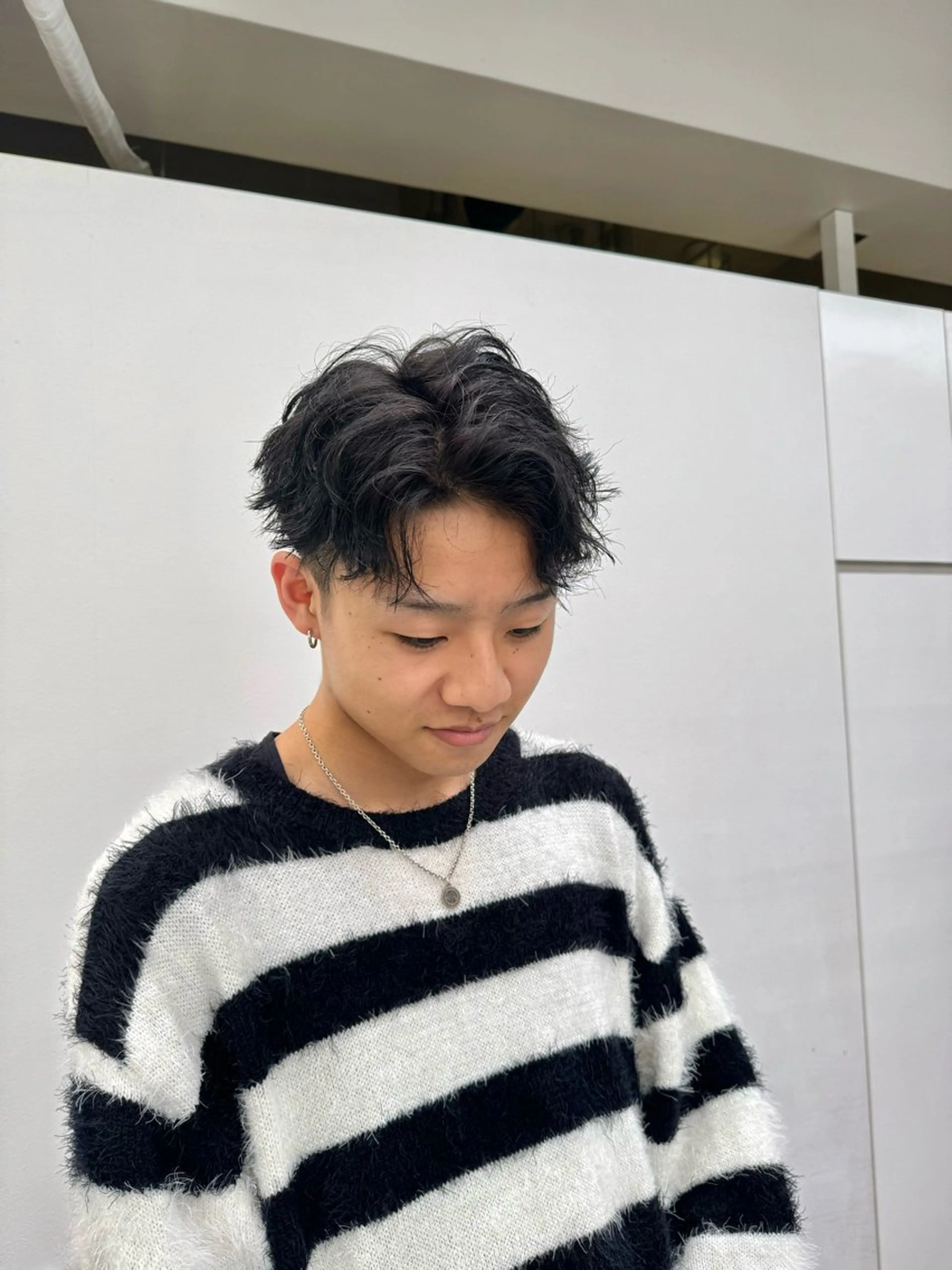 ショート カラー ヘアアレンジ メンズ メンズショート ショートヘア 顔まわりカット の達人のヘアスタイル