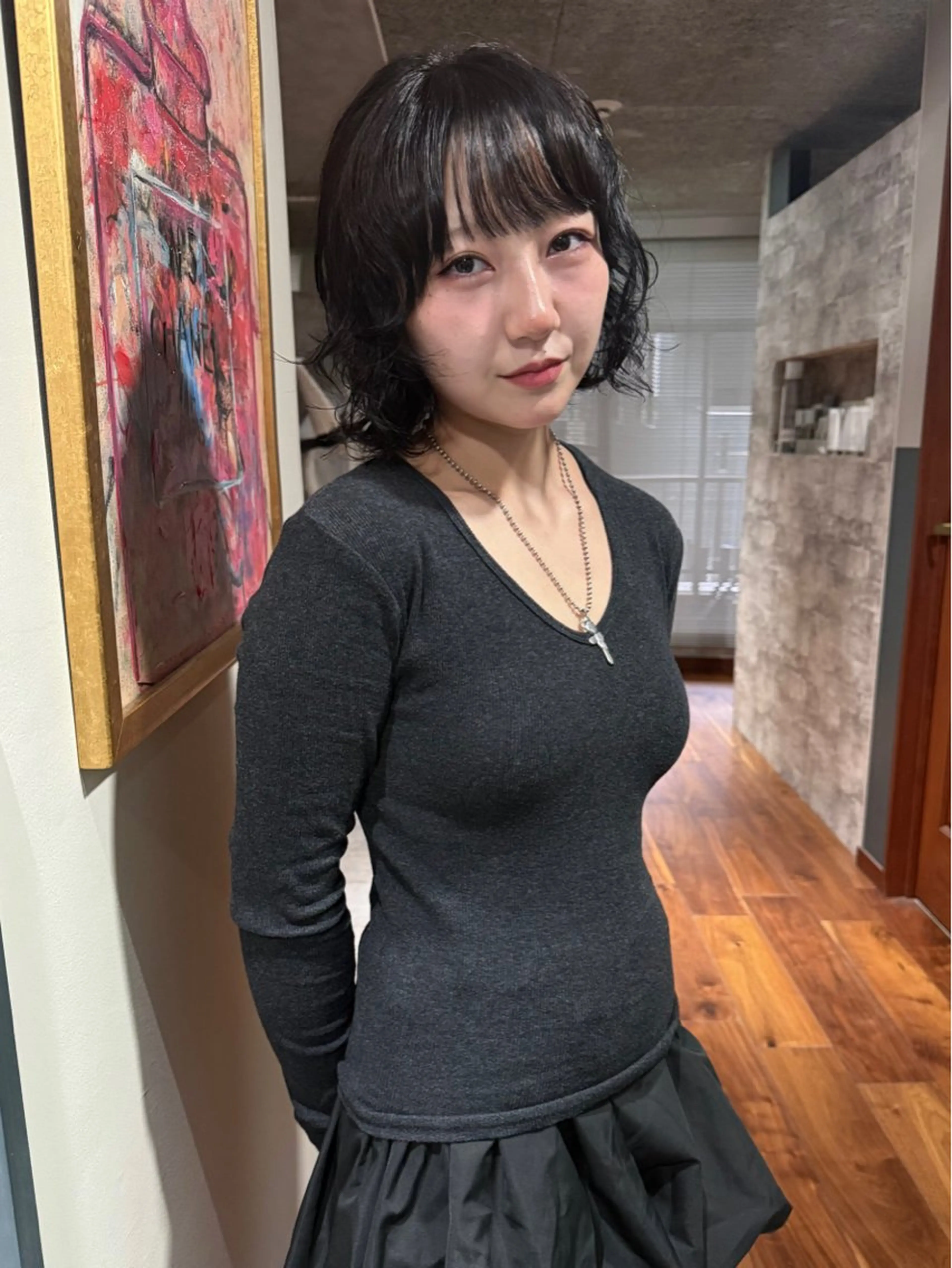 ショート カラー パーマ カット ヘアカラー パーマ トリートメント mai / linoah˚✧のヘアスタイル