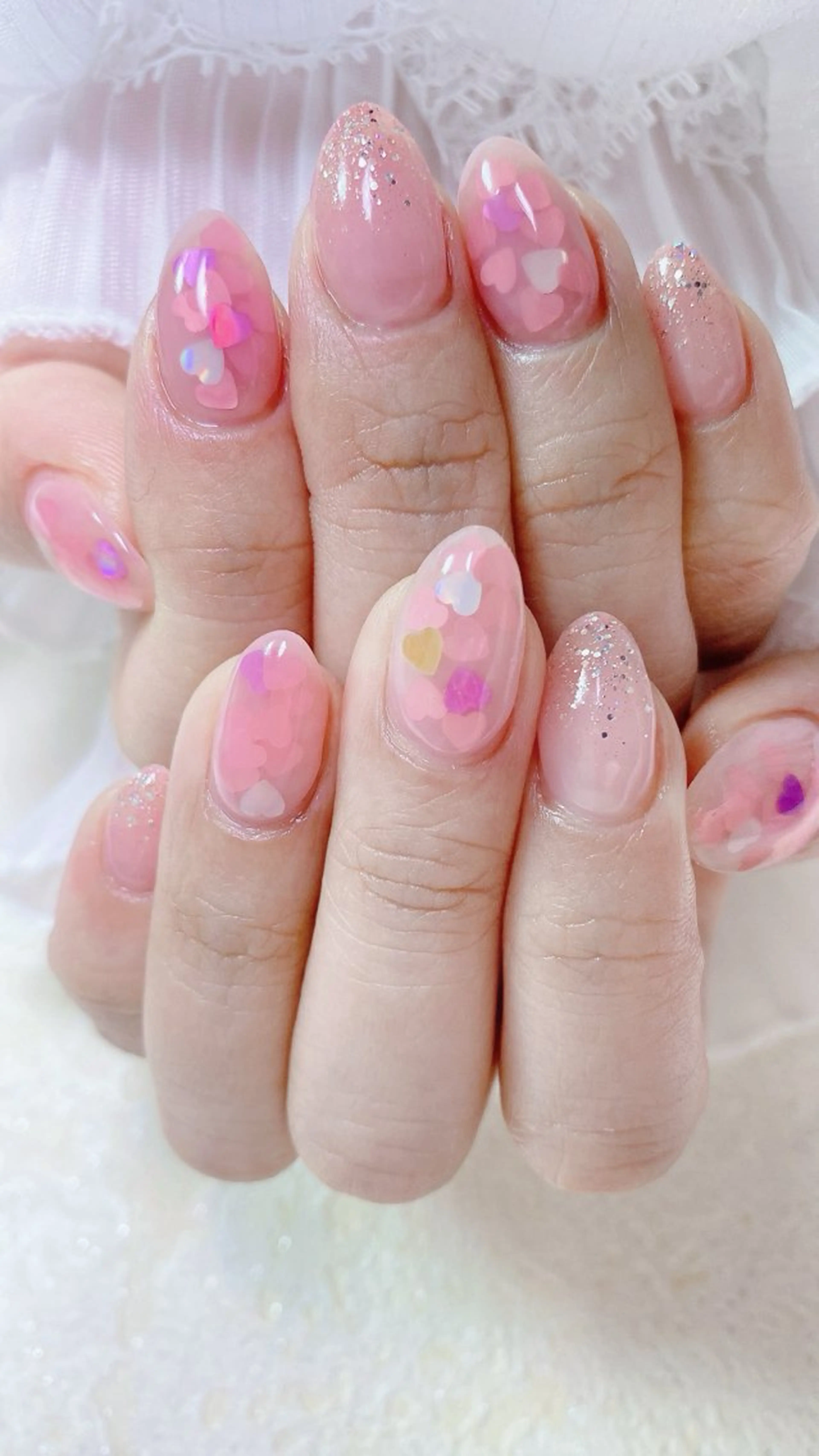 ネイル チークネイル フレンチネイル グラデーション マグネットネイル ニュアンスネイル ハンドネイル ハンドケア オーシャン スカルプネイルサロンのネイルデザイン