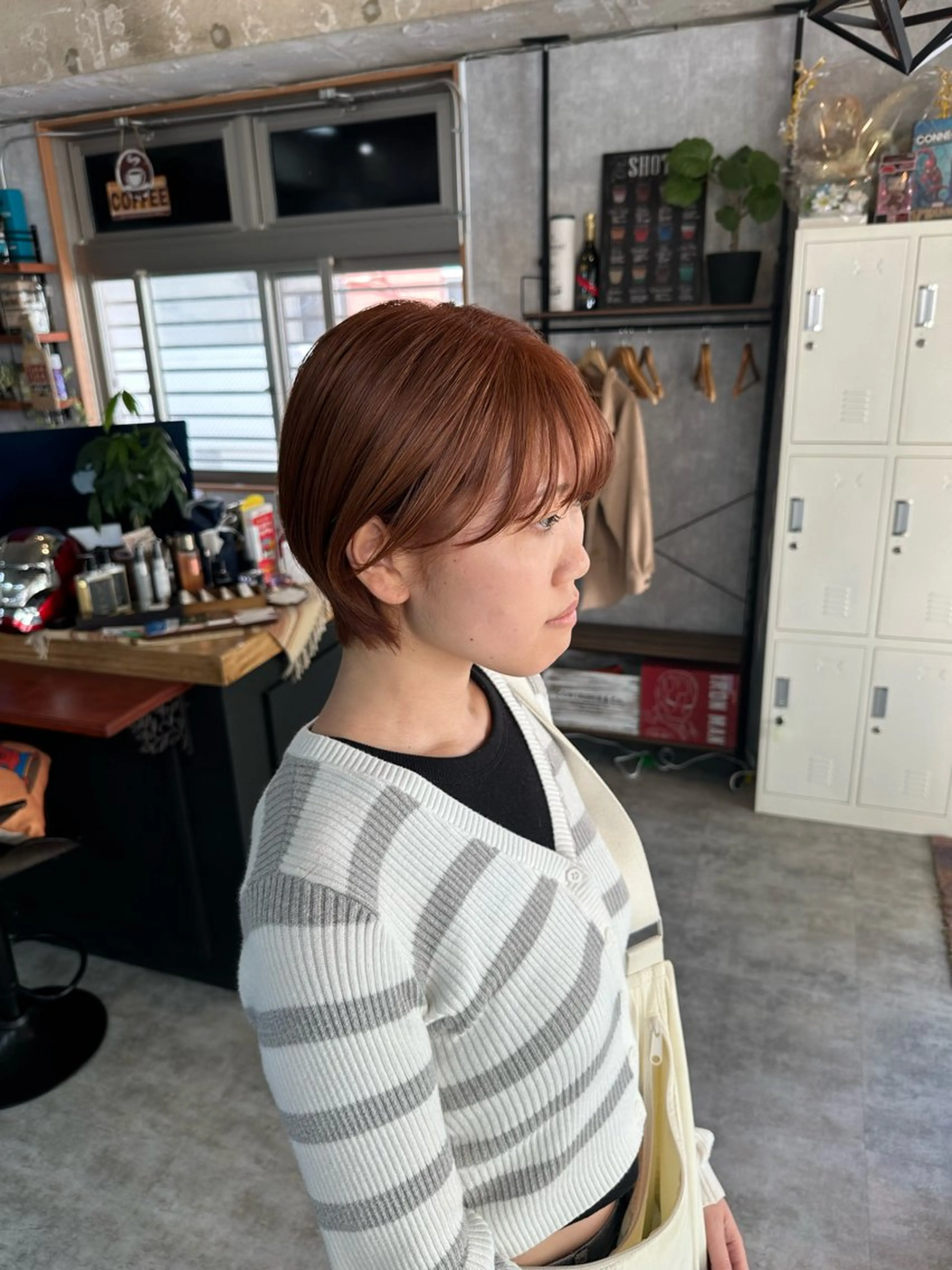 ショート 切りっぱなしボブ ショートボブ ハンサムショート 丸みショート ボブ カット ヘアカラー トリートメント C’LD hair  produce /シールドヘア所属・モテ髪/ボブ/ショー ト/アダチフウトのヘアスタイル