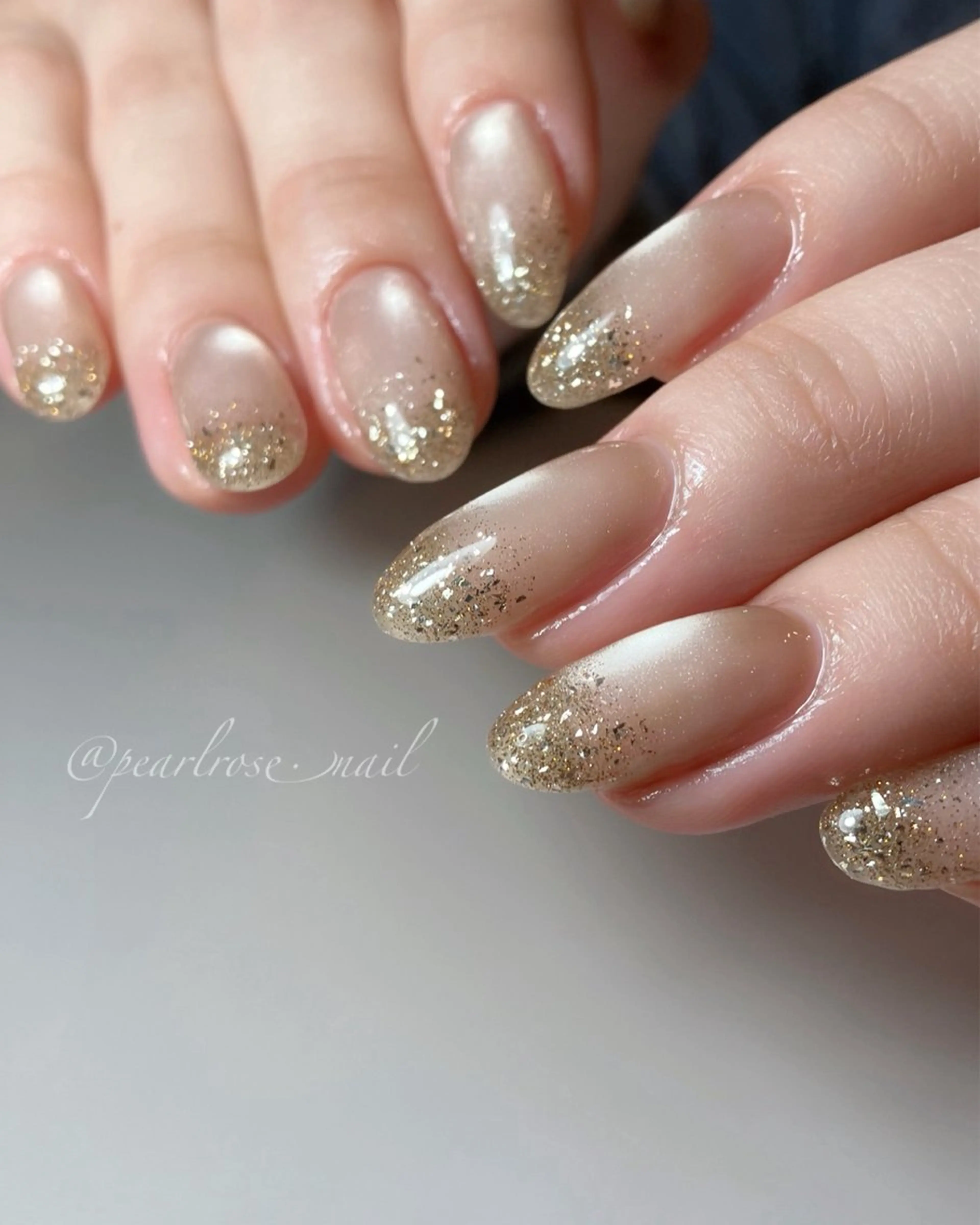 ネイル グラデーション ラメ(グリッター) ラメグラデーション マグネットネイル ハンドネイル Beauty salon Ryu・ange所属・RyuAnge リュアンジュのその他イメージ