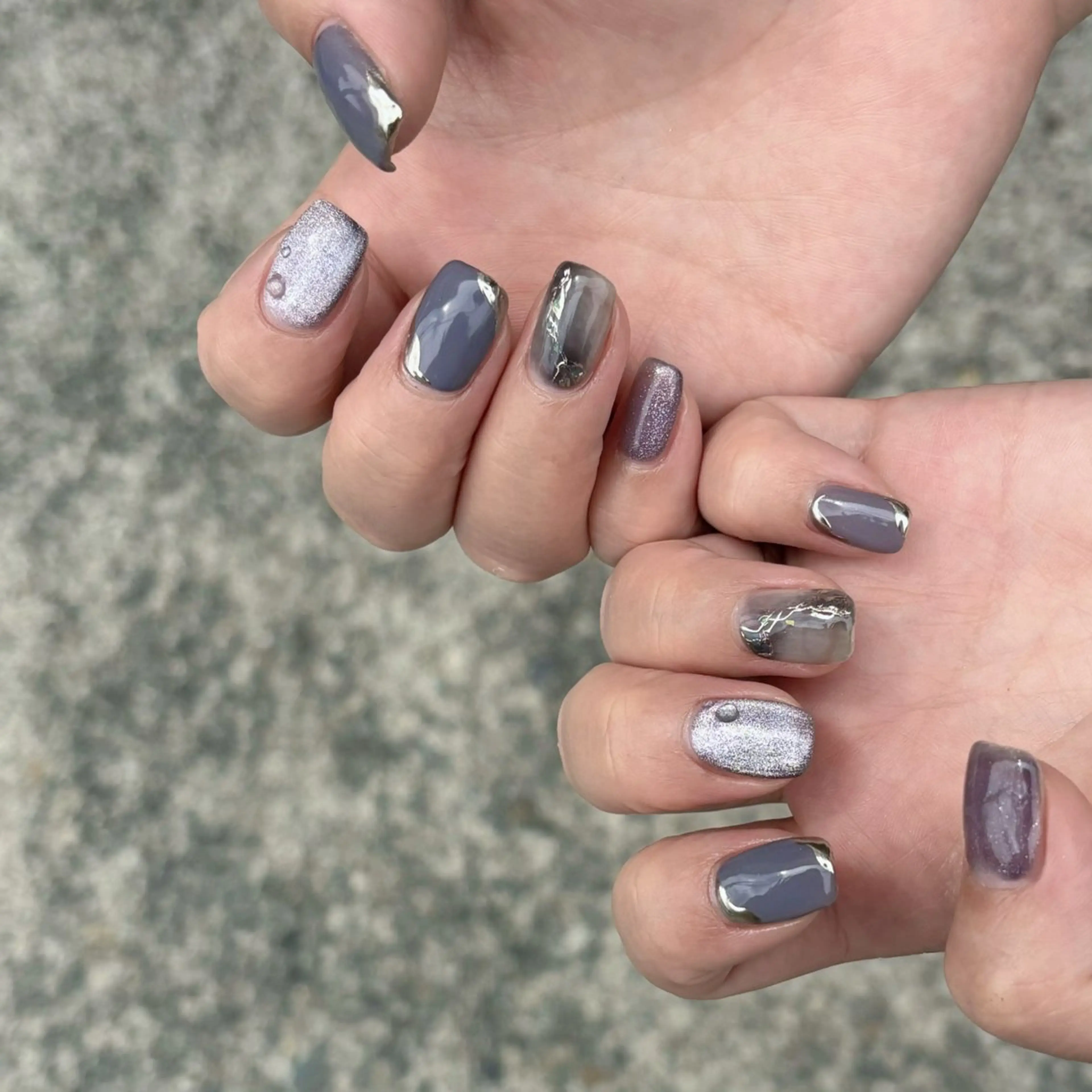 ネイル 持ち込み ニュアンスネイル うるつやネイル🫧 Amiのネイルデザイン