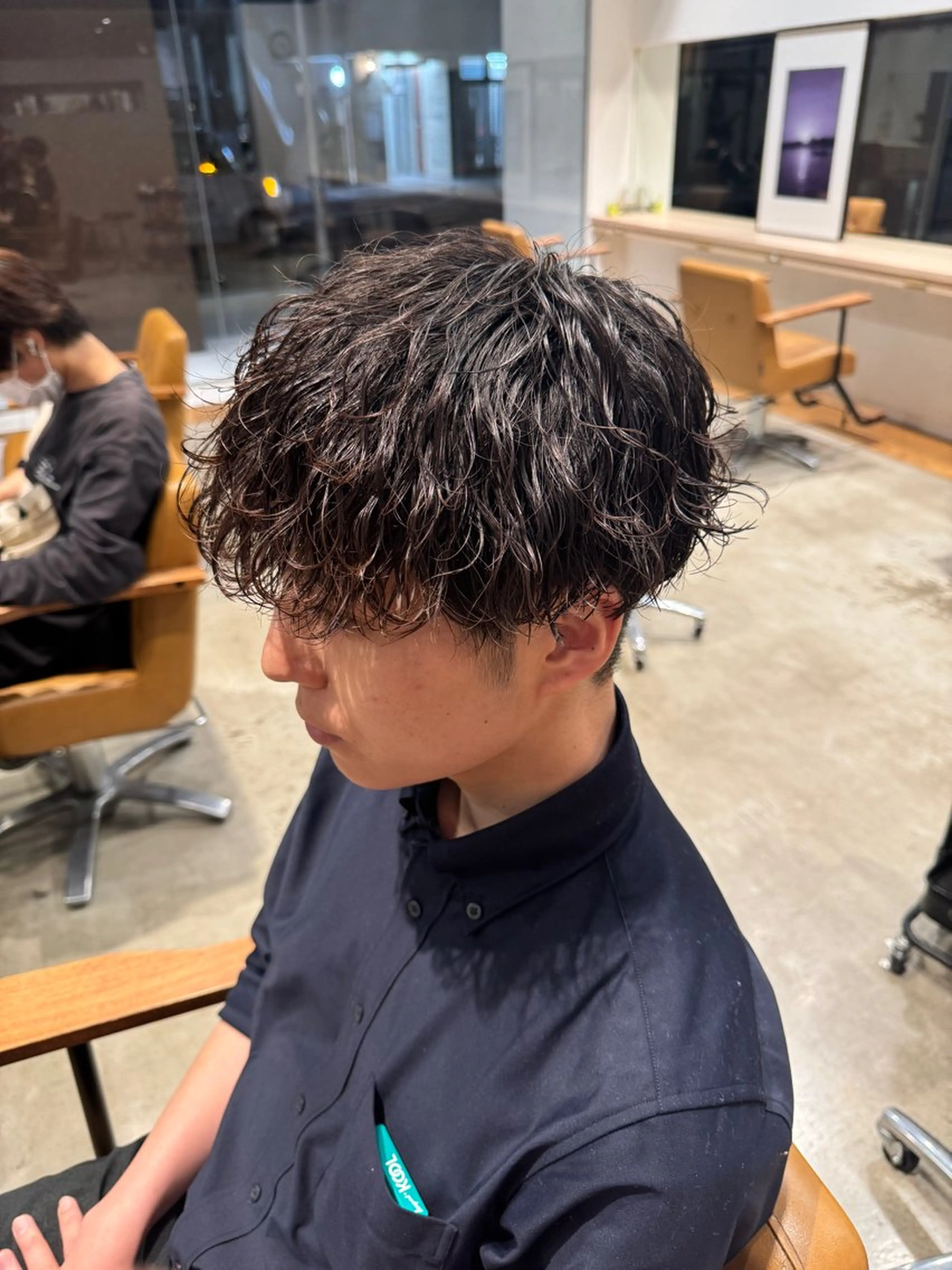 ショート パーマ メンズ カット パーマ メンズ特化/ 黒須輝昌のヘアスタイル