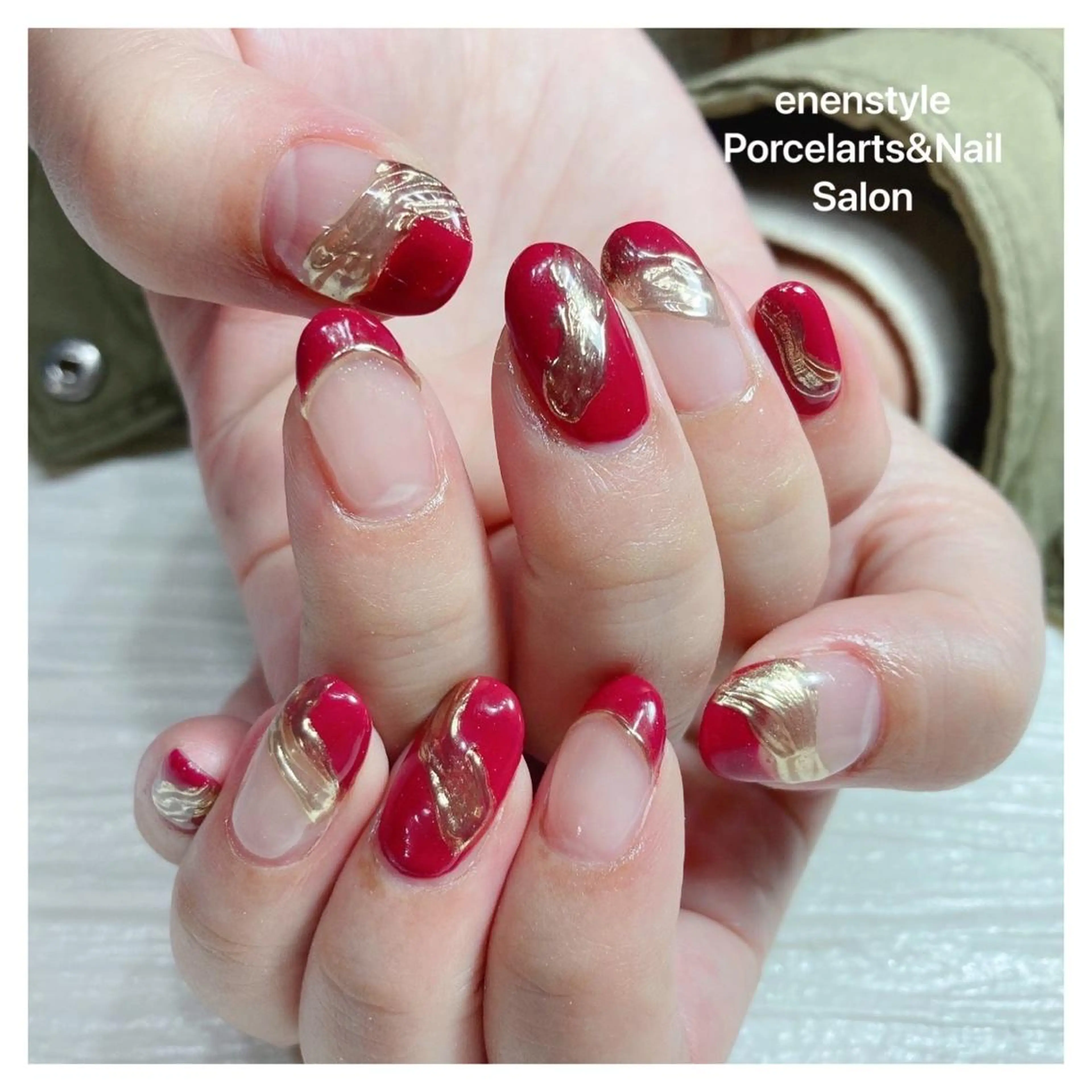 ミディアム ネイル アイブロウ 👑enen style👑のネイルデザイン