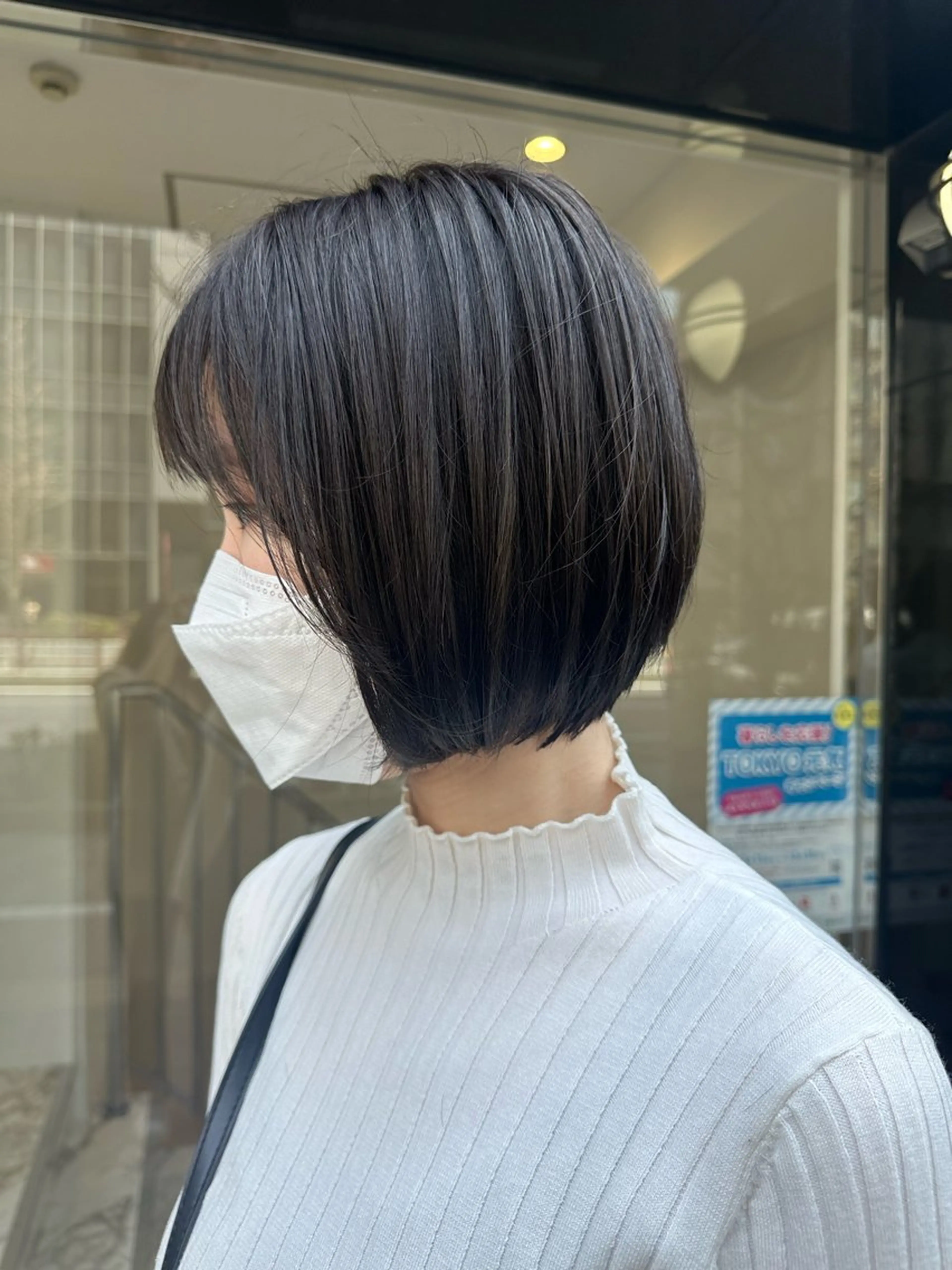 ショート カラー カット ヘアカラー トリートメント 韓国レイヤー✨ yasuko銀座のヘアスタイル