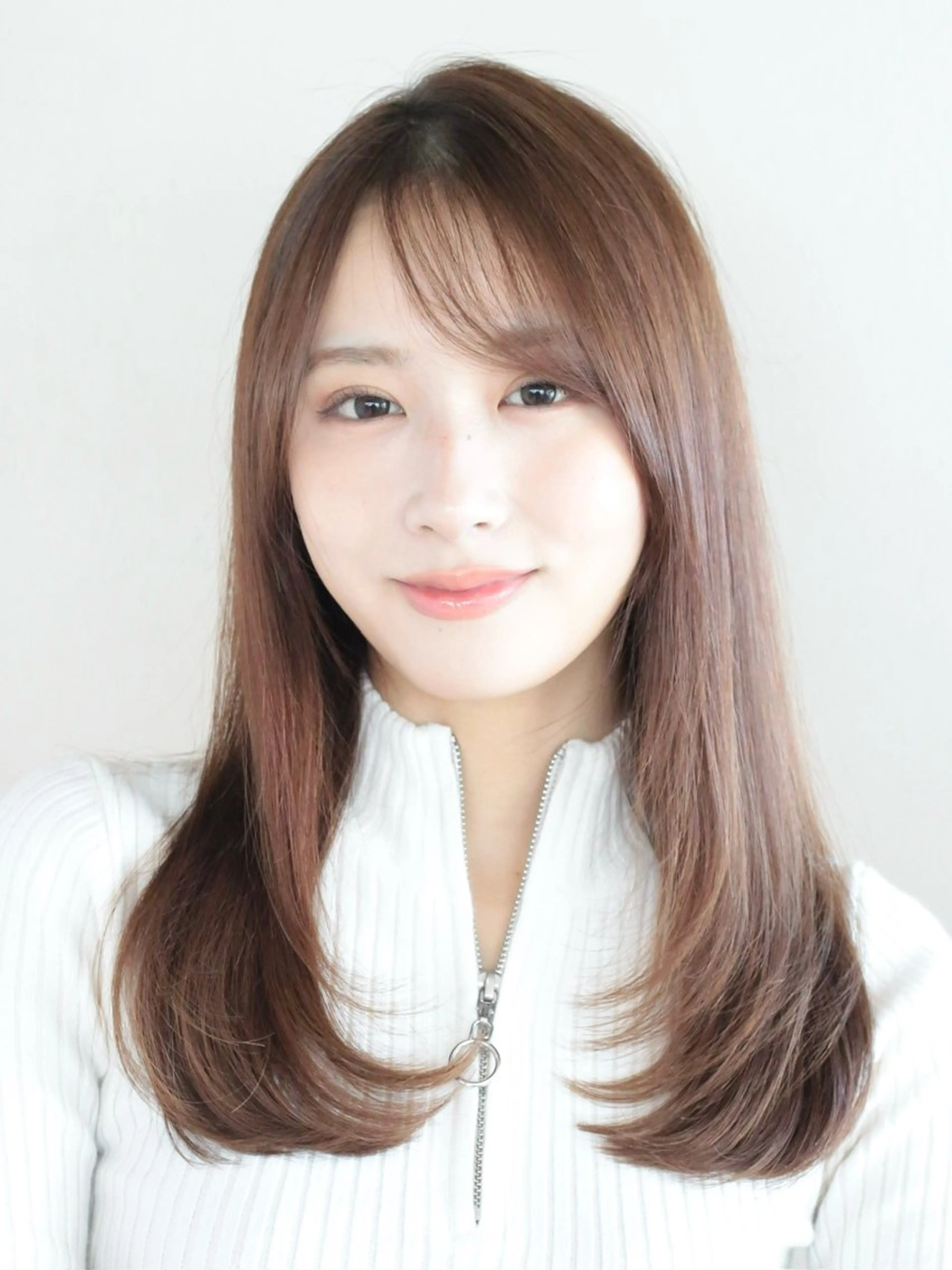 セミロング カラー カット ヘアカラー トリートメント 髙木美緒🌿 レイヤー/アレンジのヘアスタイル