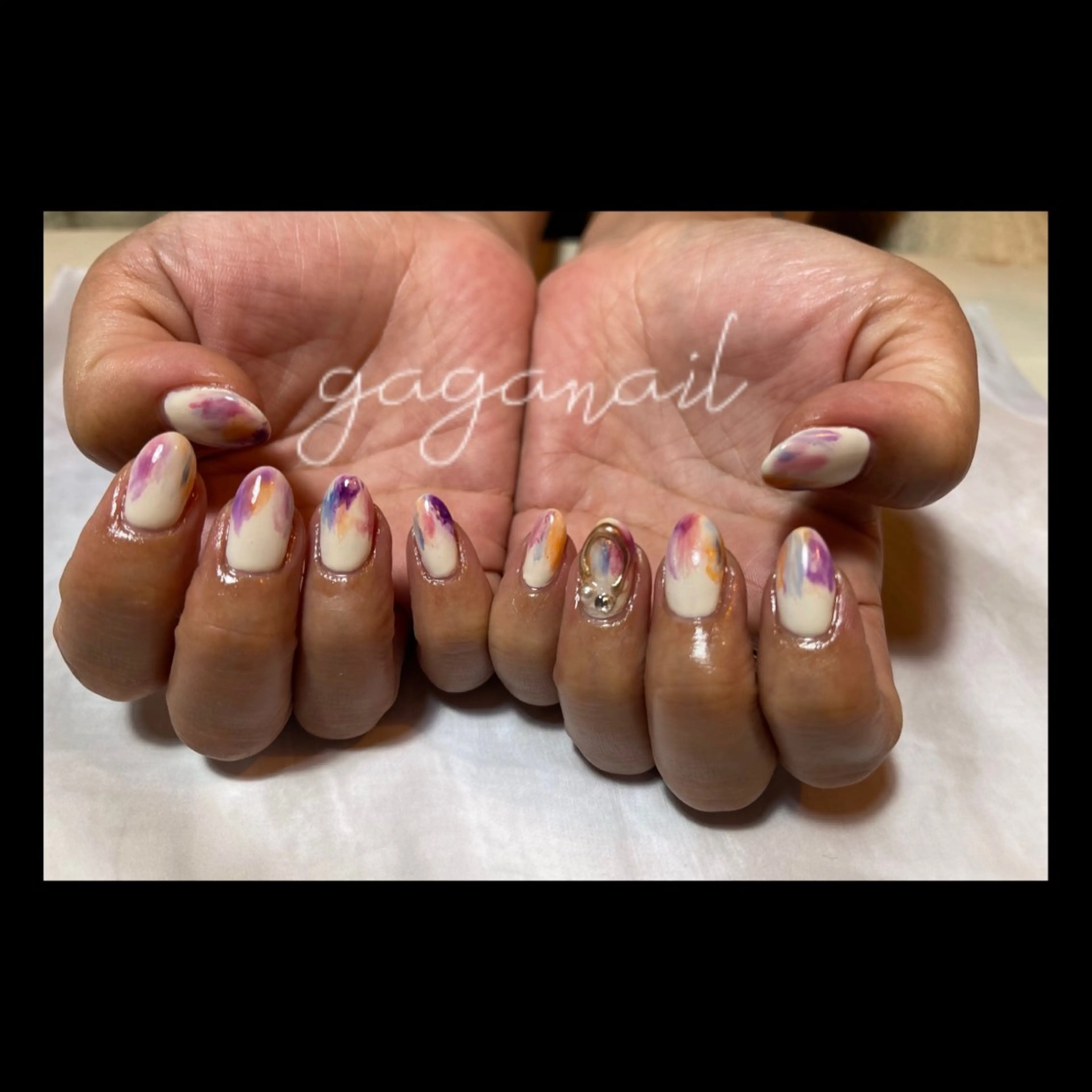 ネイル 持ち込み nailsalon gagaのネイルデザイン