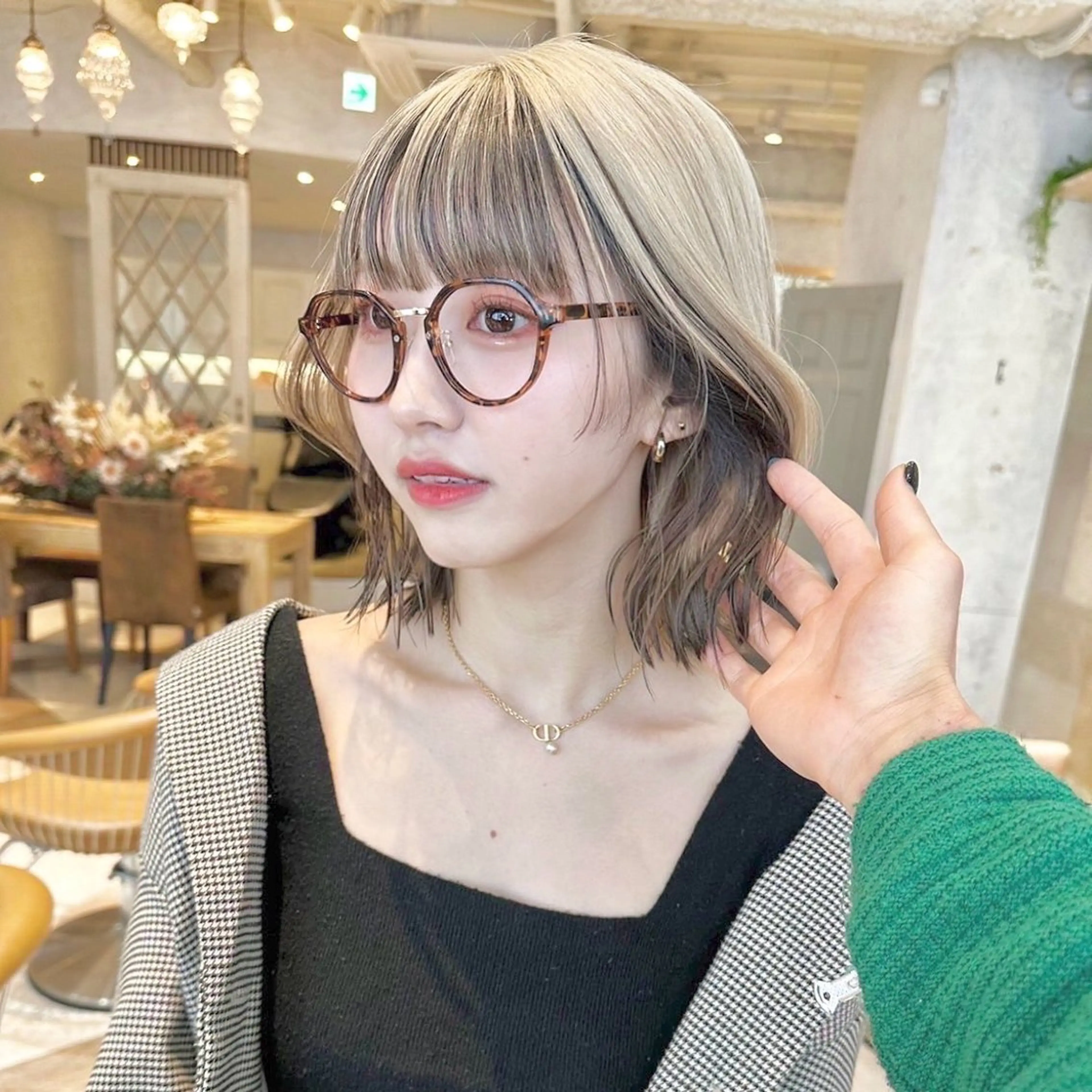 💖撮影協力してくれる方限定💖ミニモ学割✨アンブレラカラー(ブリーチあり)＋カット＋髪質改善トリートメント👩‍🦳の写真