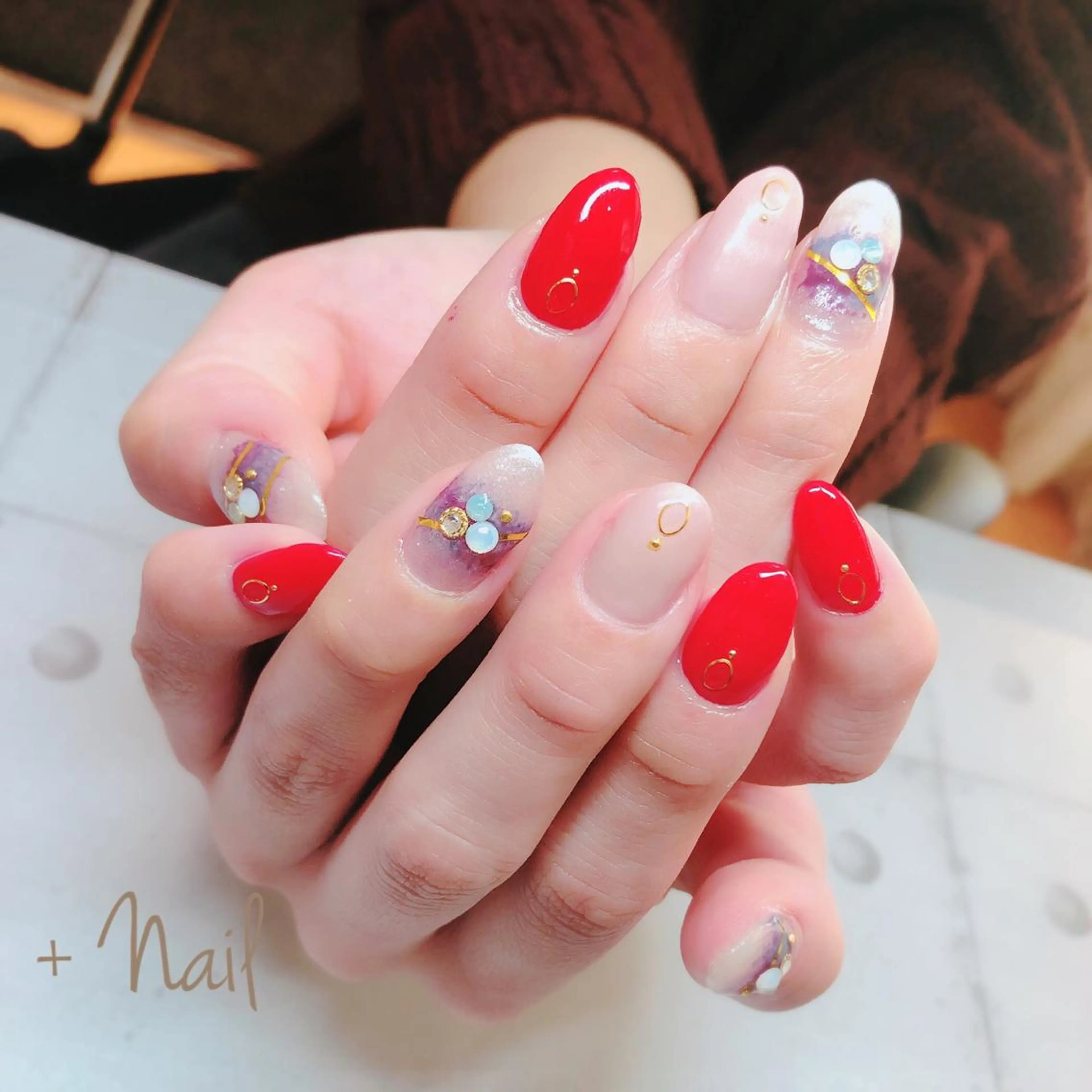 ネイル Aim* 深爪・自爪育成専門店のネイルデザイン