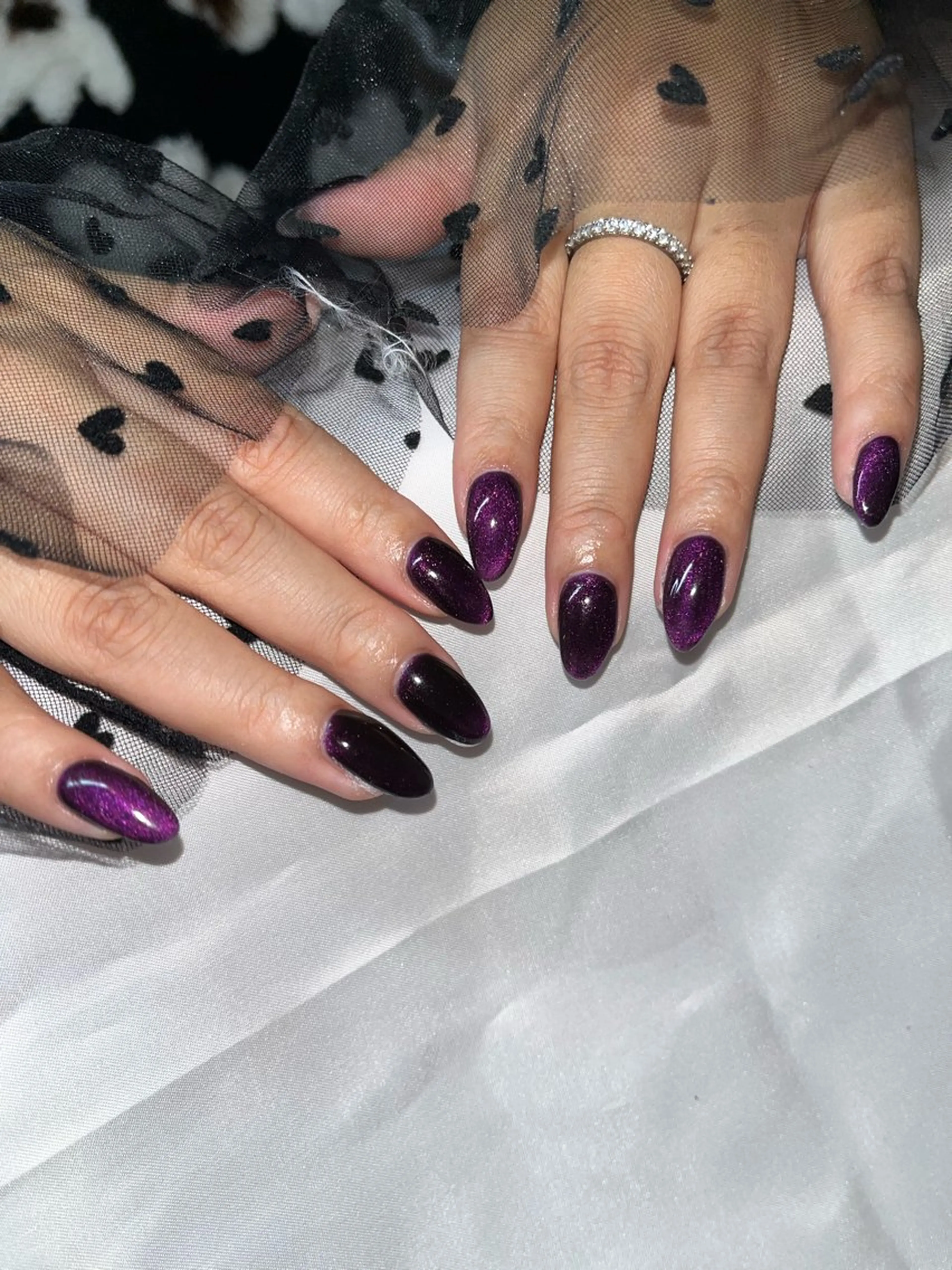 ネイル マグネットネイル ワンカラーネイル Taniguchi Yukiのネイルデザイン