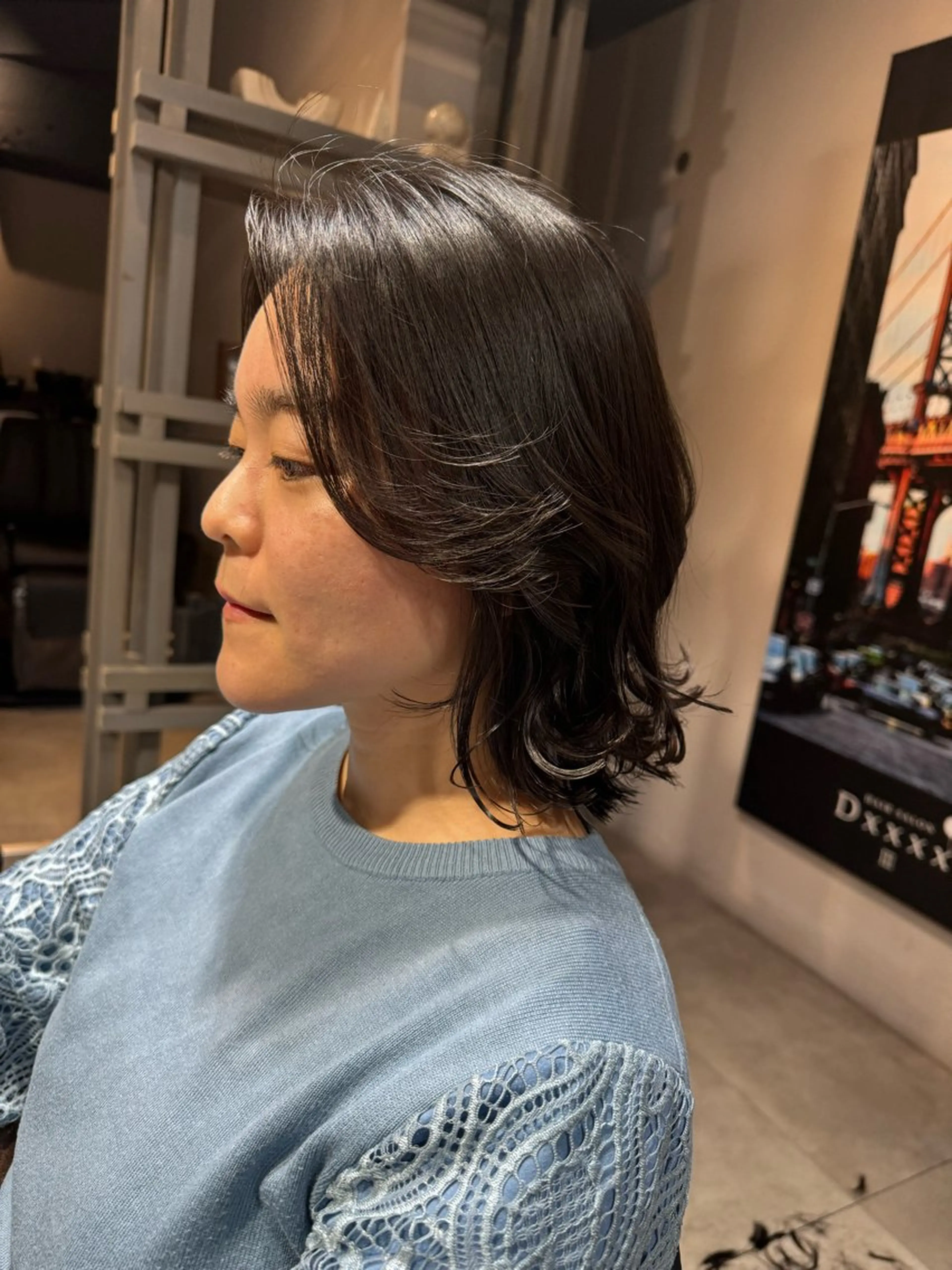 ミディアム ボブ くびれヘア カット ヘッドスパ Dxxxx III所属・女性目線の大人 メンズ*Ayakaのヘアスタイル