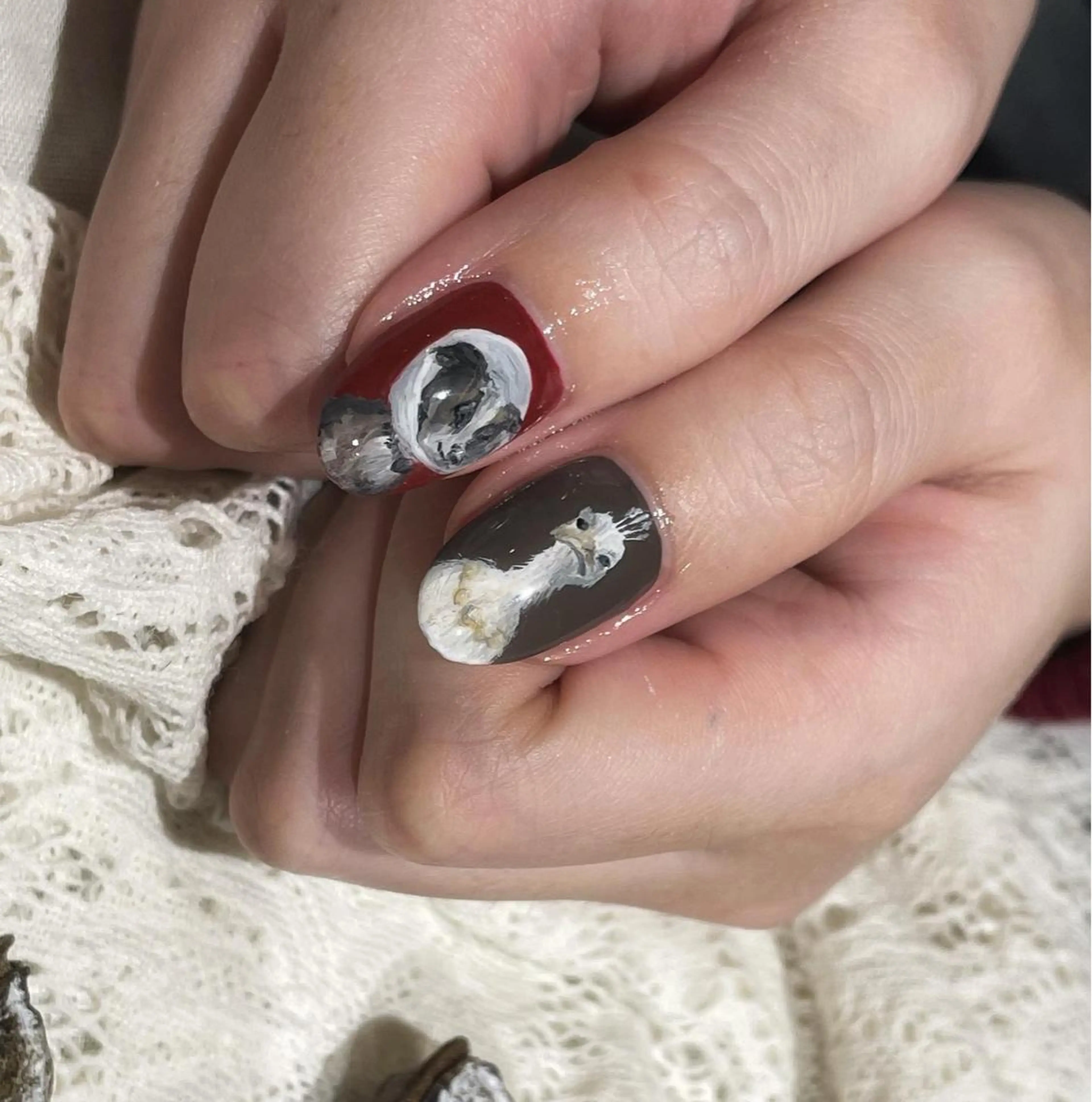 セミロング m kaori𓃟のネイルデザイン