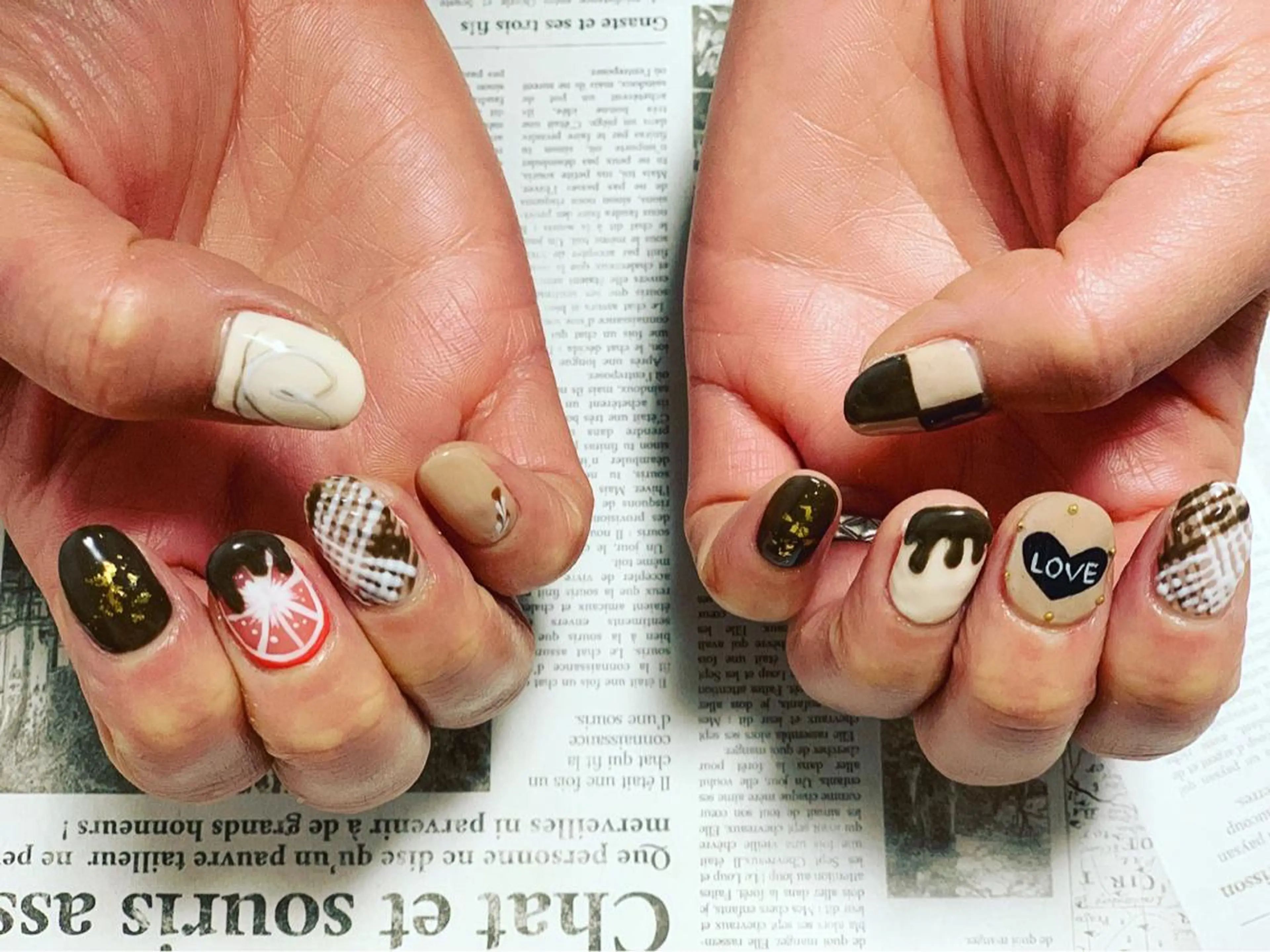 ネイル 大崎 奈々のネイルデザイン