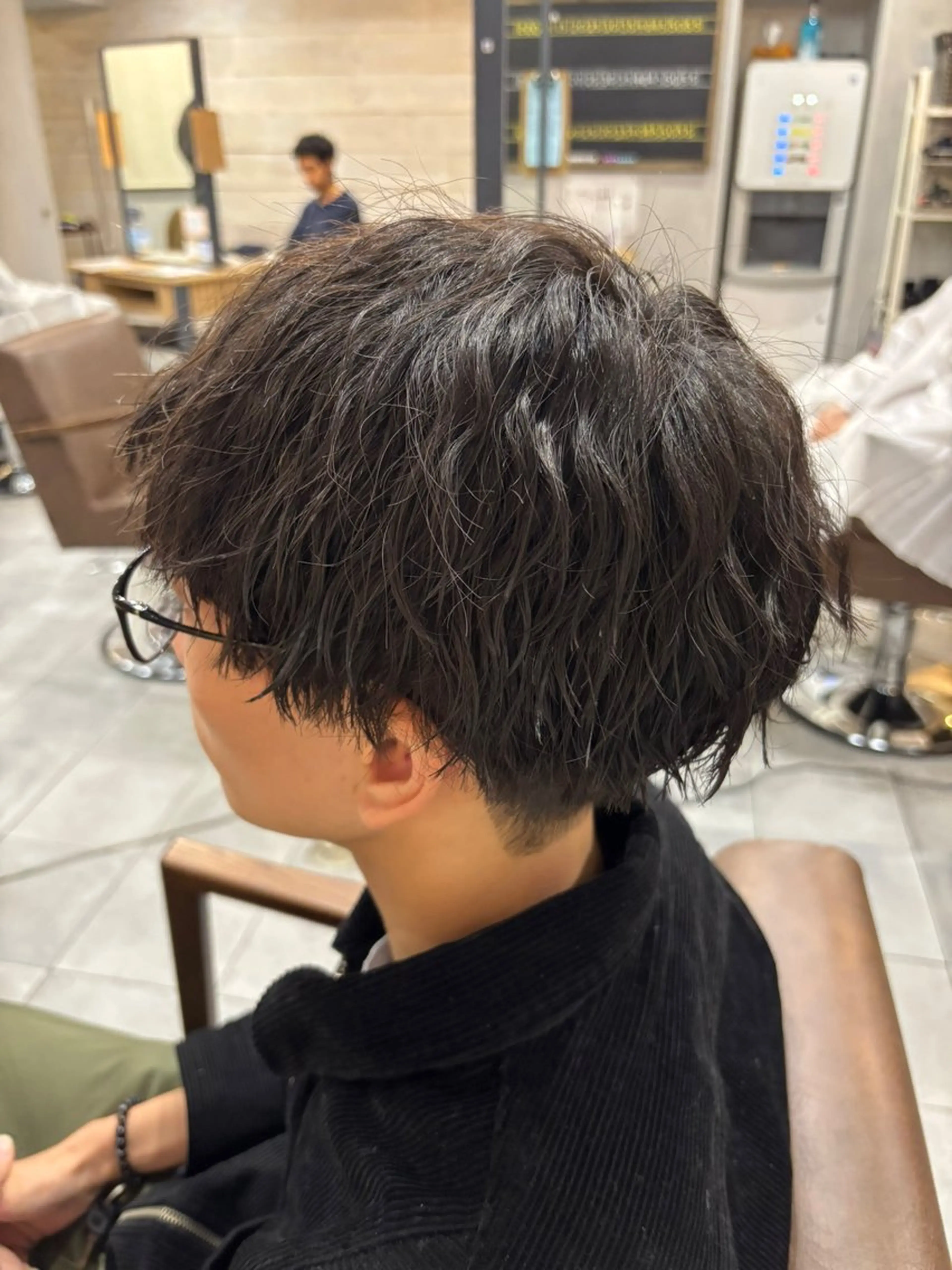 パーマ メンズ カット パーマ ❄️中野侑香❄️ ハイライト/ブリーチのヘアスタイル