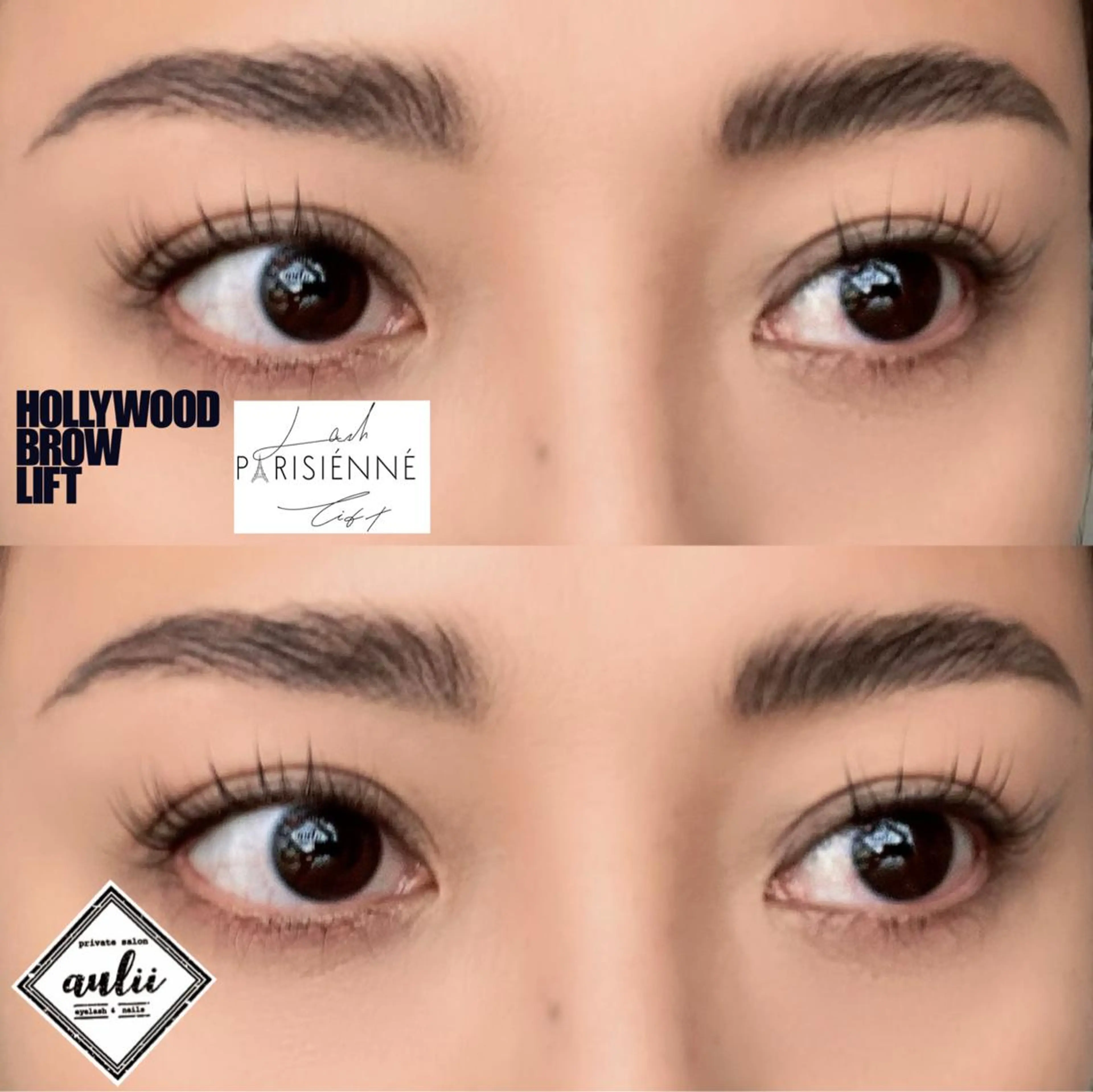 同時施術✨パリジェンヌ＋ハリウッドブロウリフト🌿の写真