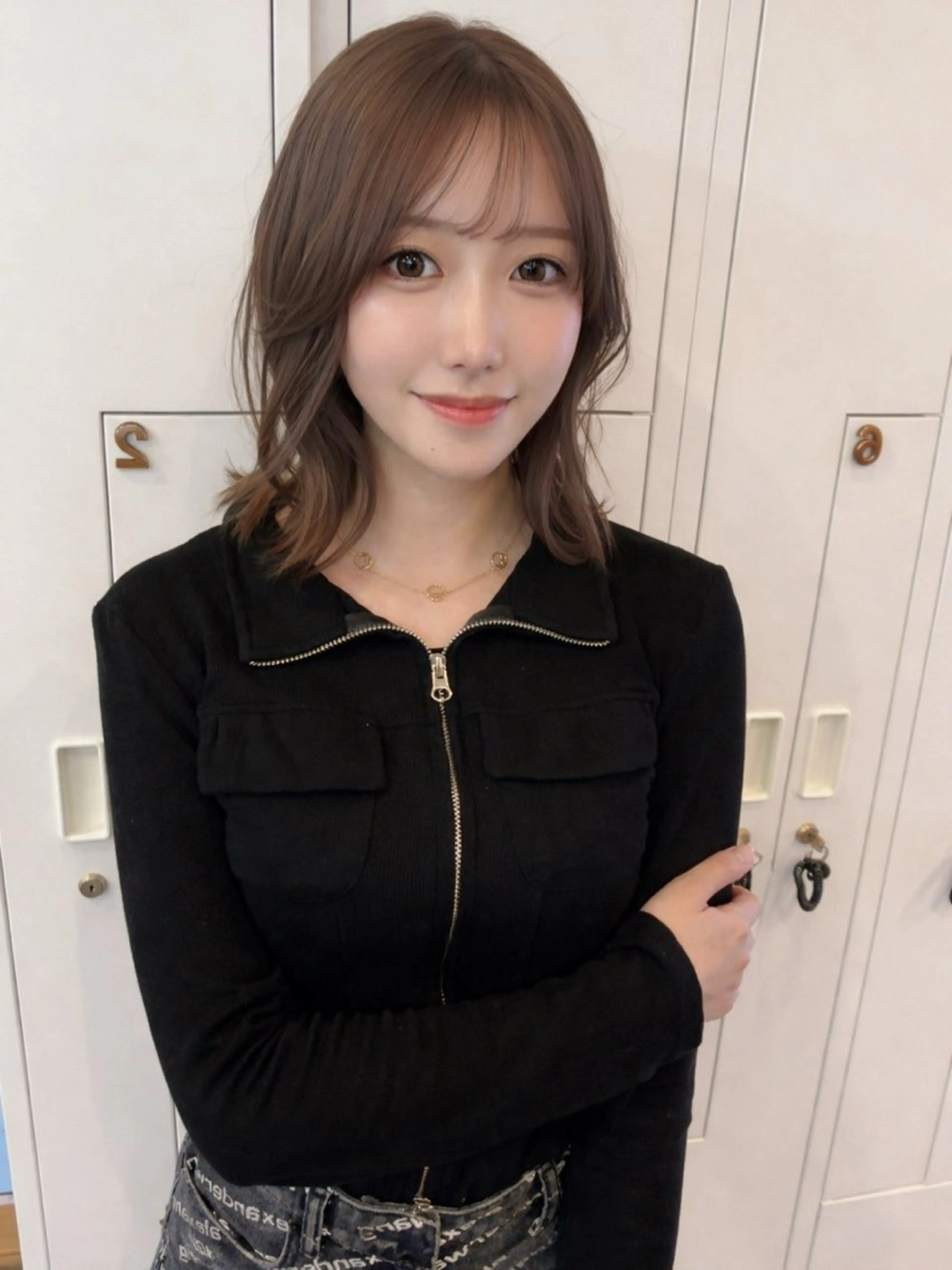 ミディアム カット ヘアカラー トリートメント カノエ博多ミスト mizukiのその他イメージ