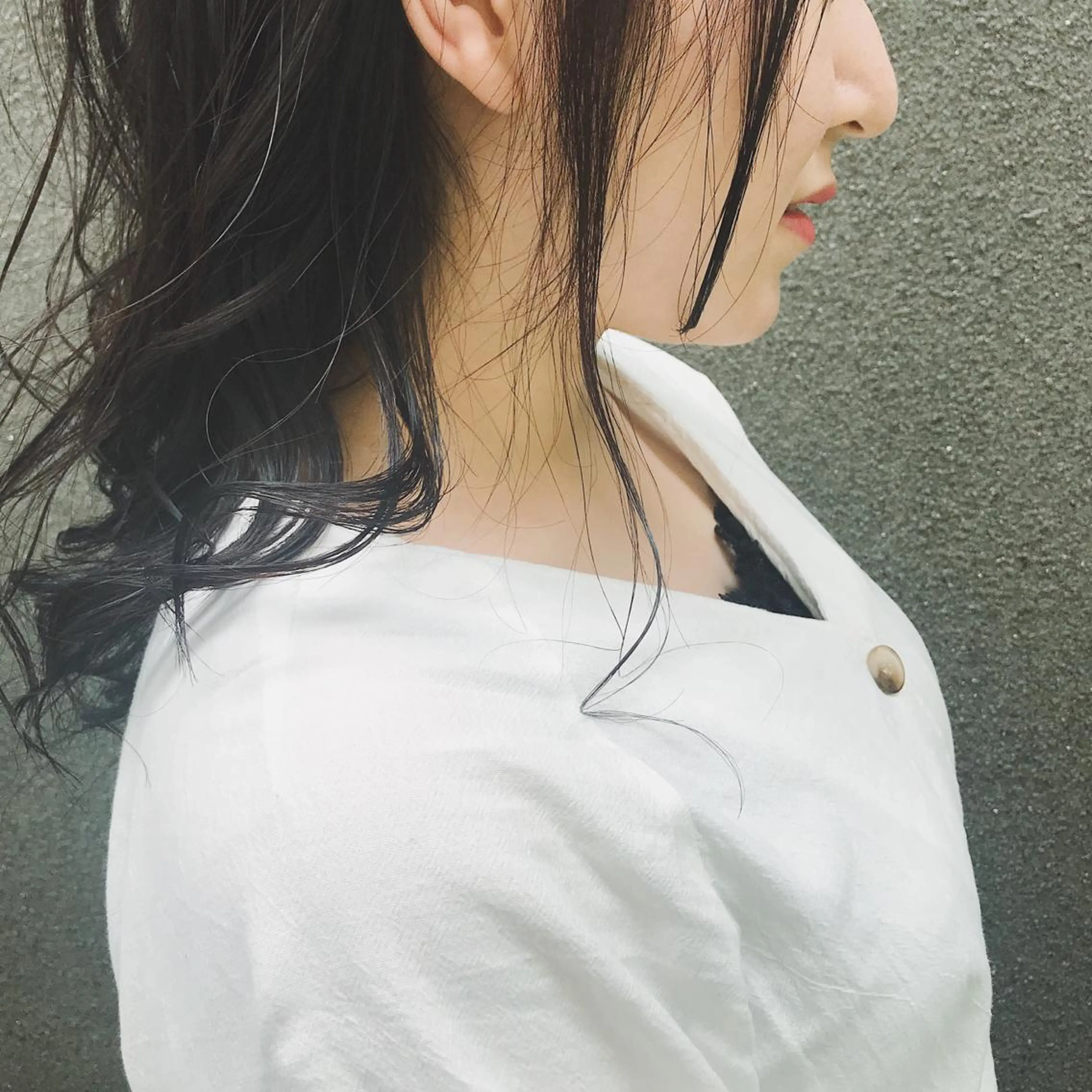 ミディアム ヘアカラー 佐藤 旭のヘアスタイル