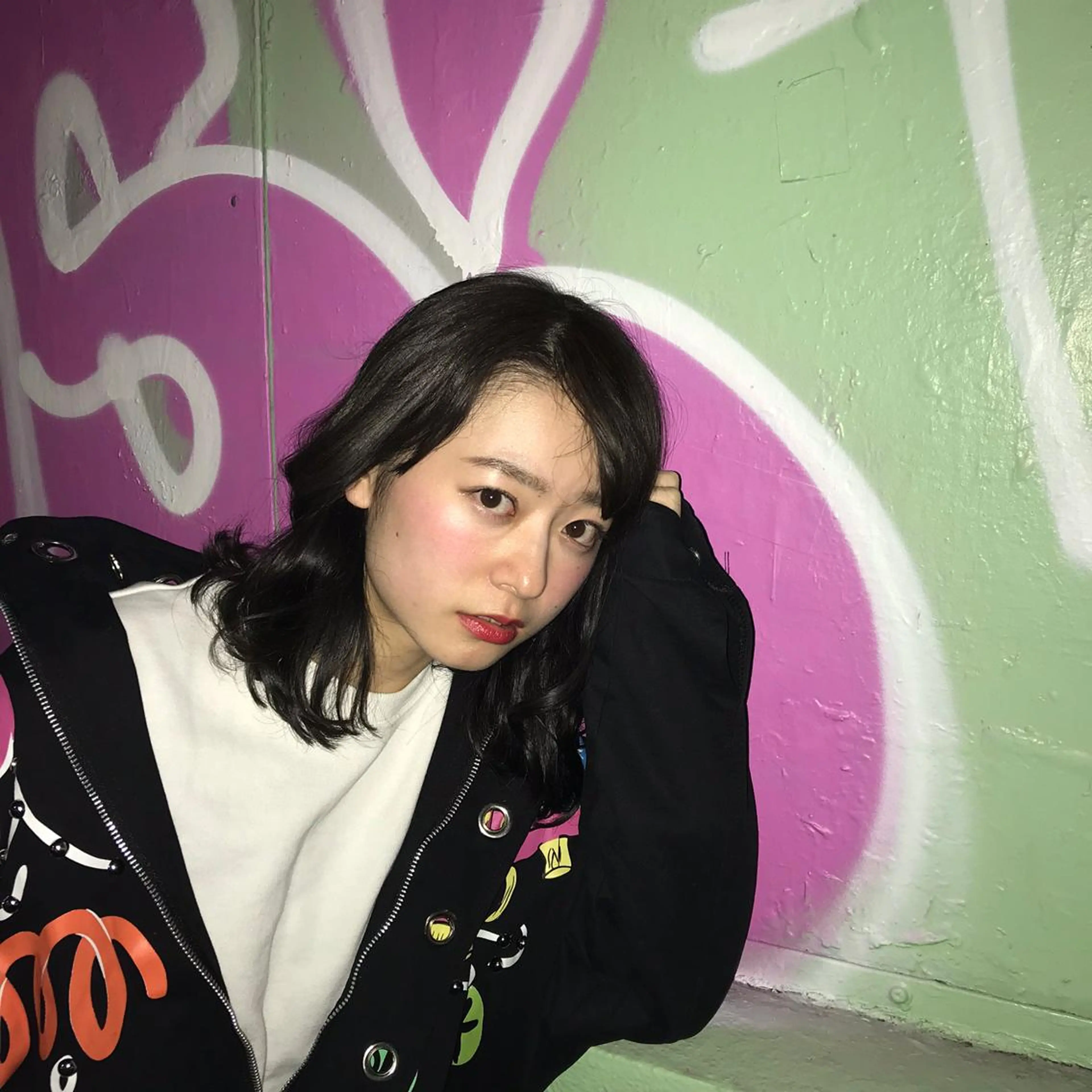 ミディアム メンズブリーチカラー /パーマ ごーた立川のヘアスタイル