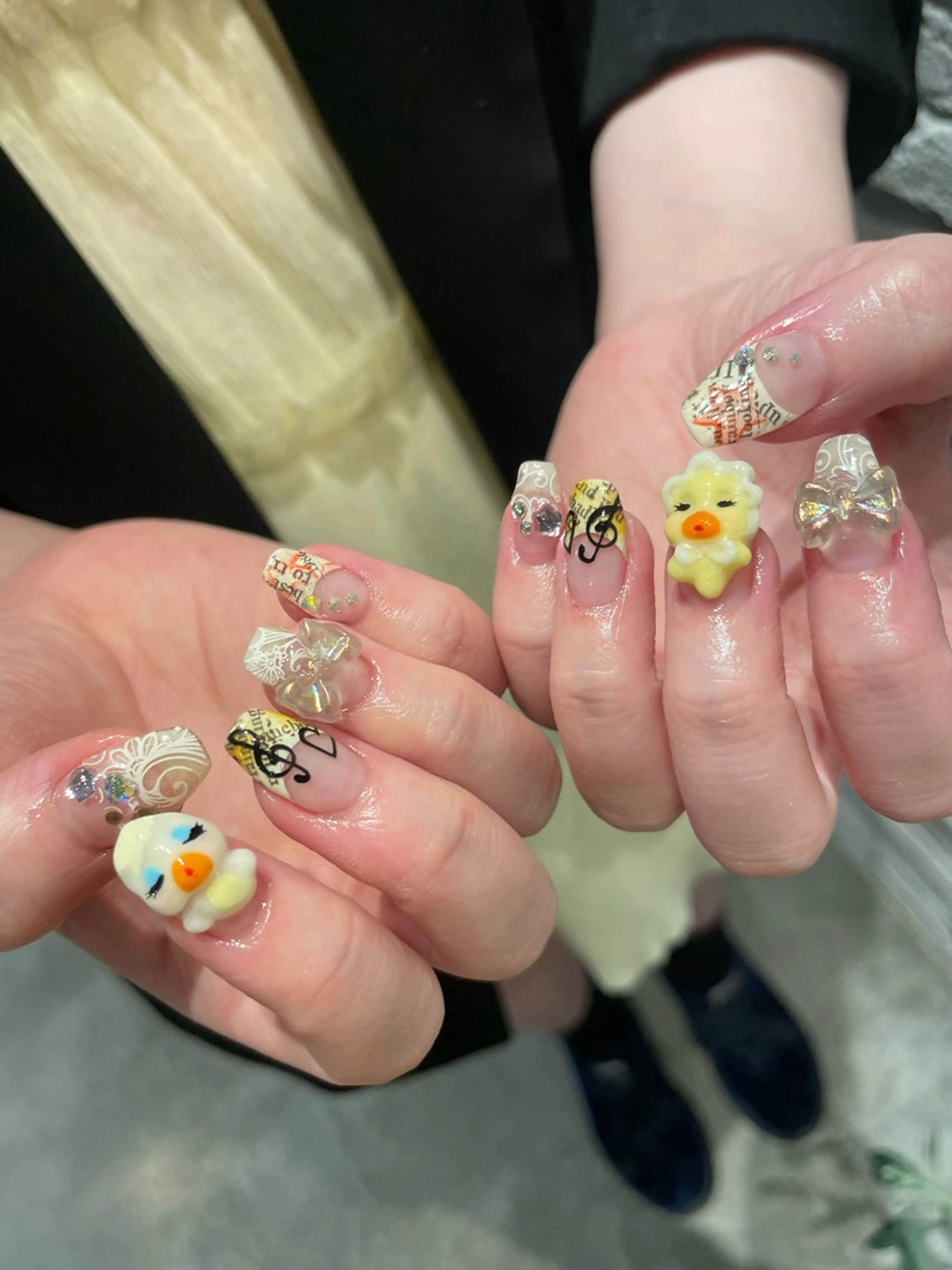 セミロング m kaori𓃟のネイルデザイン