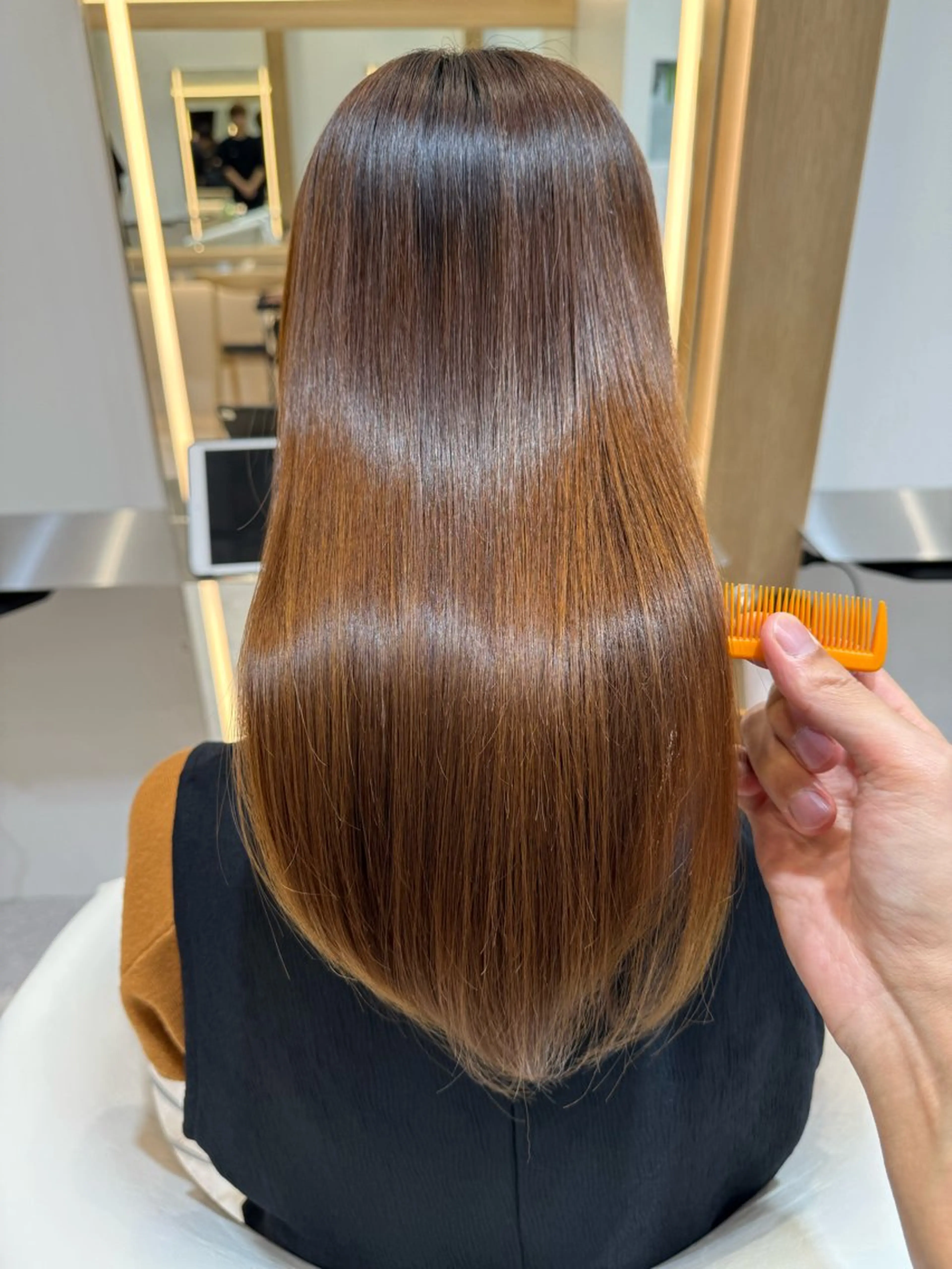 ロング ヘアカラー トリートメント soigne【ソワネ】所属・伊藤 陸/soigneのヘアスタイル