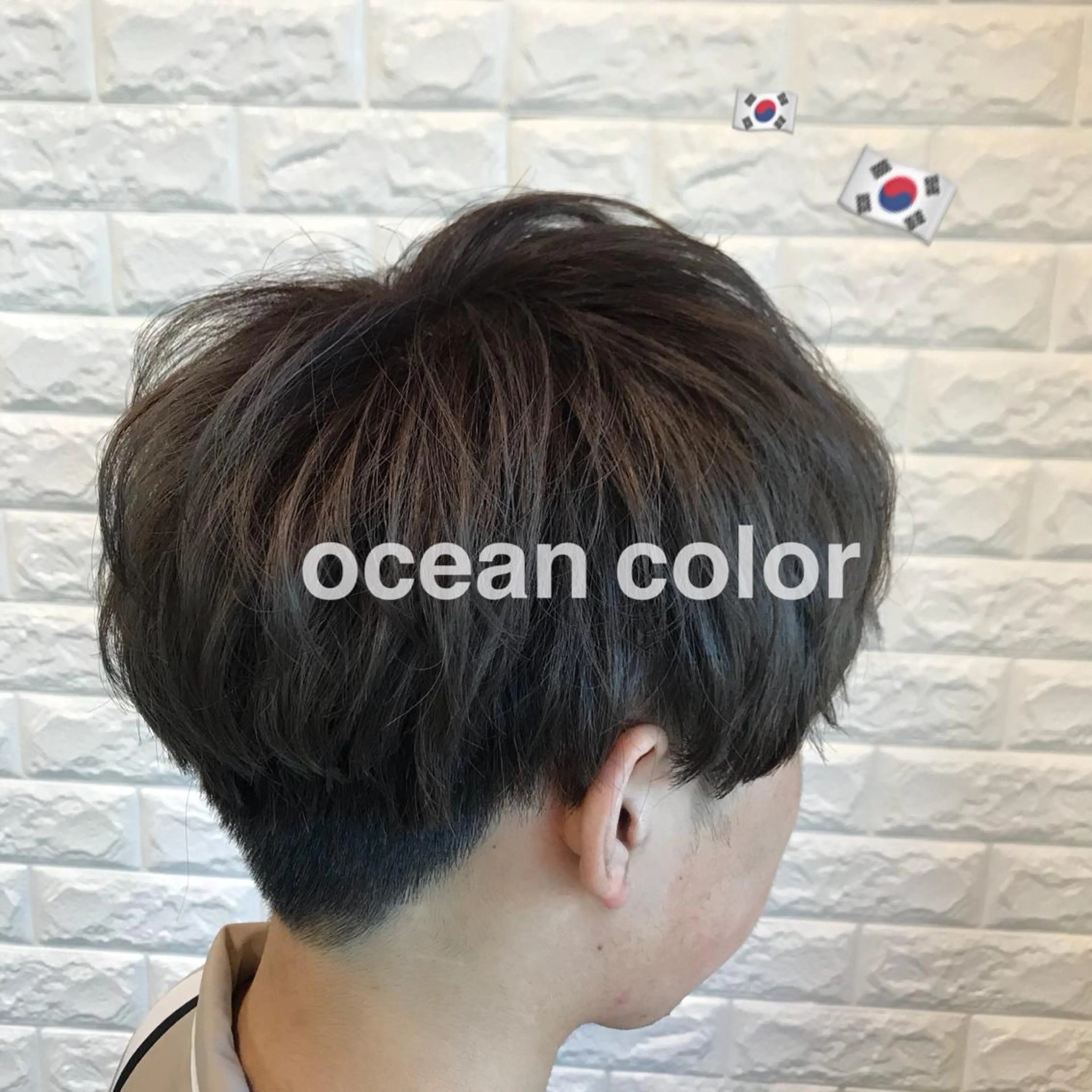 ショート カラー メンズ knock【ノック】所属・烏丸韓国ヘア🇰🇷 ayaka🎀のヘアスタイル