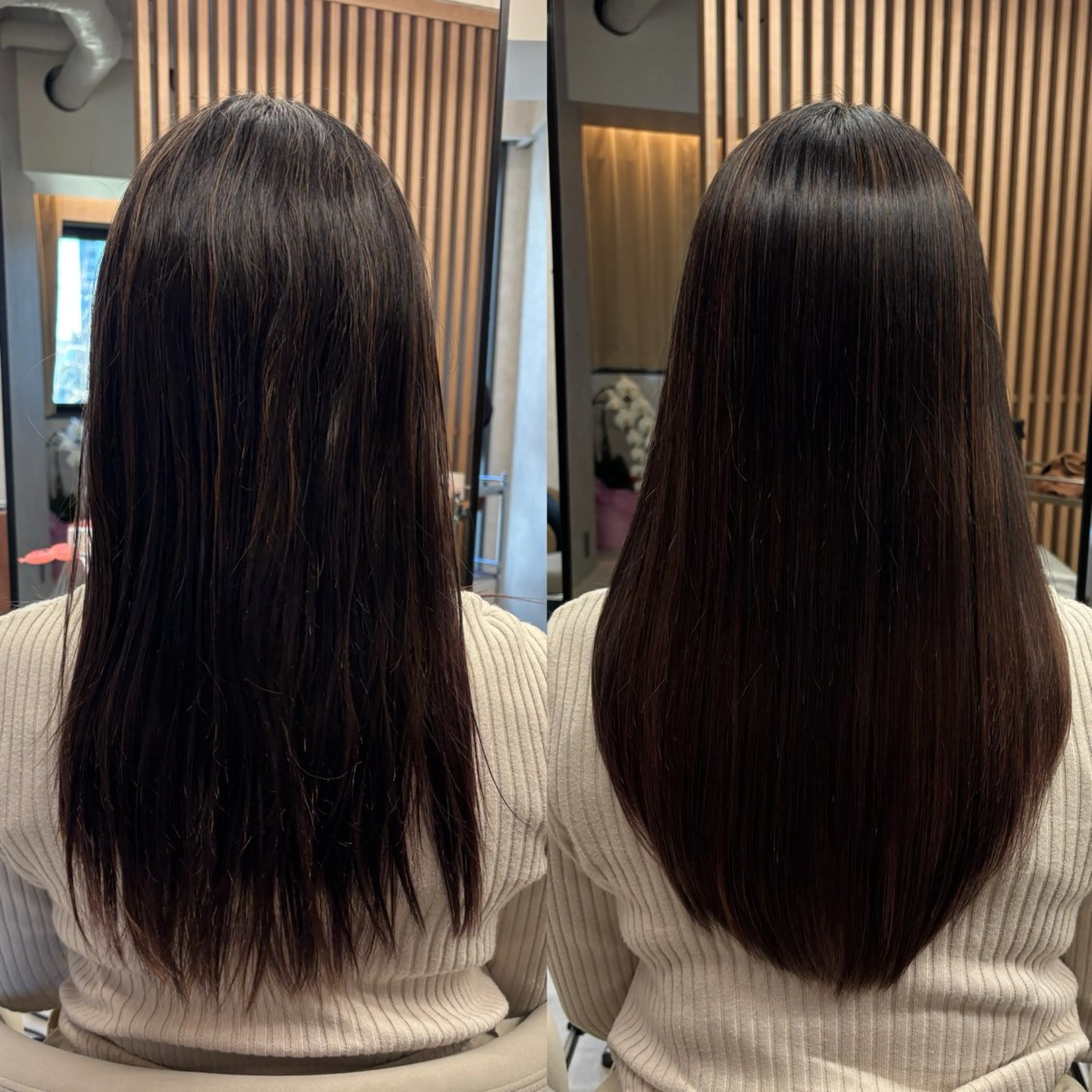 ロング 髪質改善 縮毛矯正 トリートメント 天衣無縫所属・矢口 嵩人のヘアスタイル