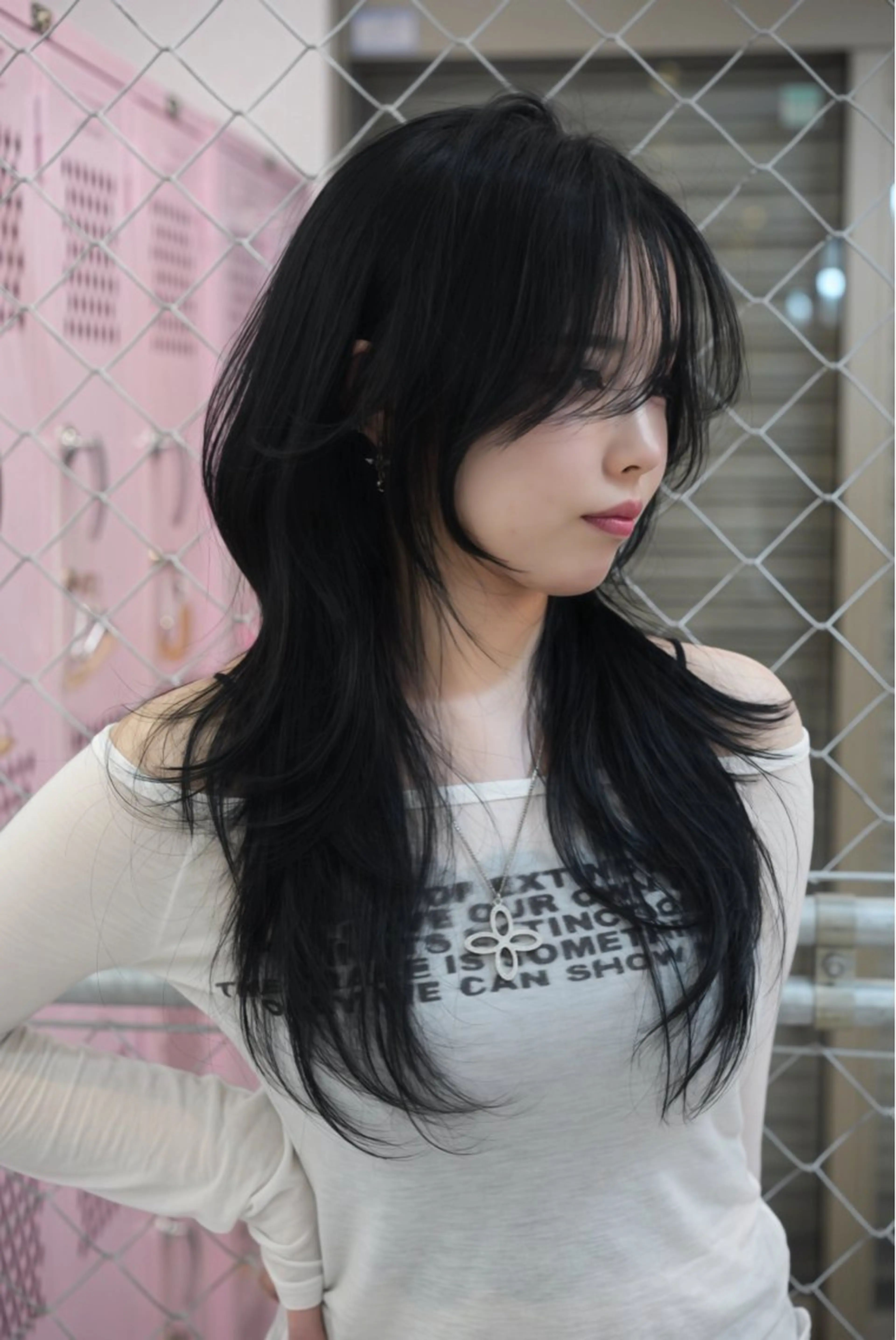 ロング カラー 𝐘𝐔𝐌𝐄/ capture‪❤︎のヘアスタイル