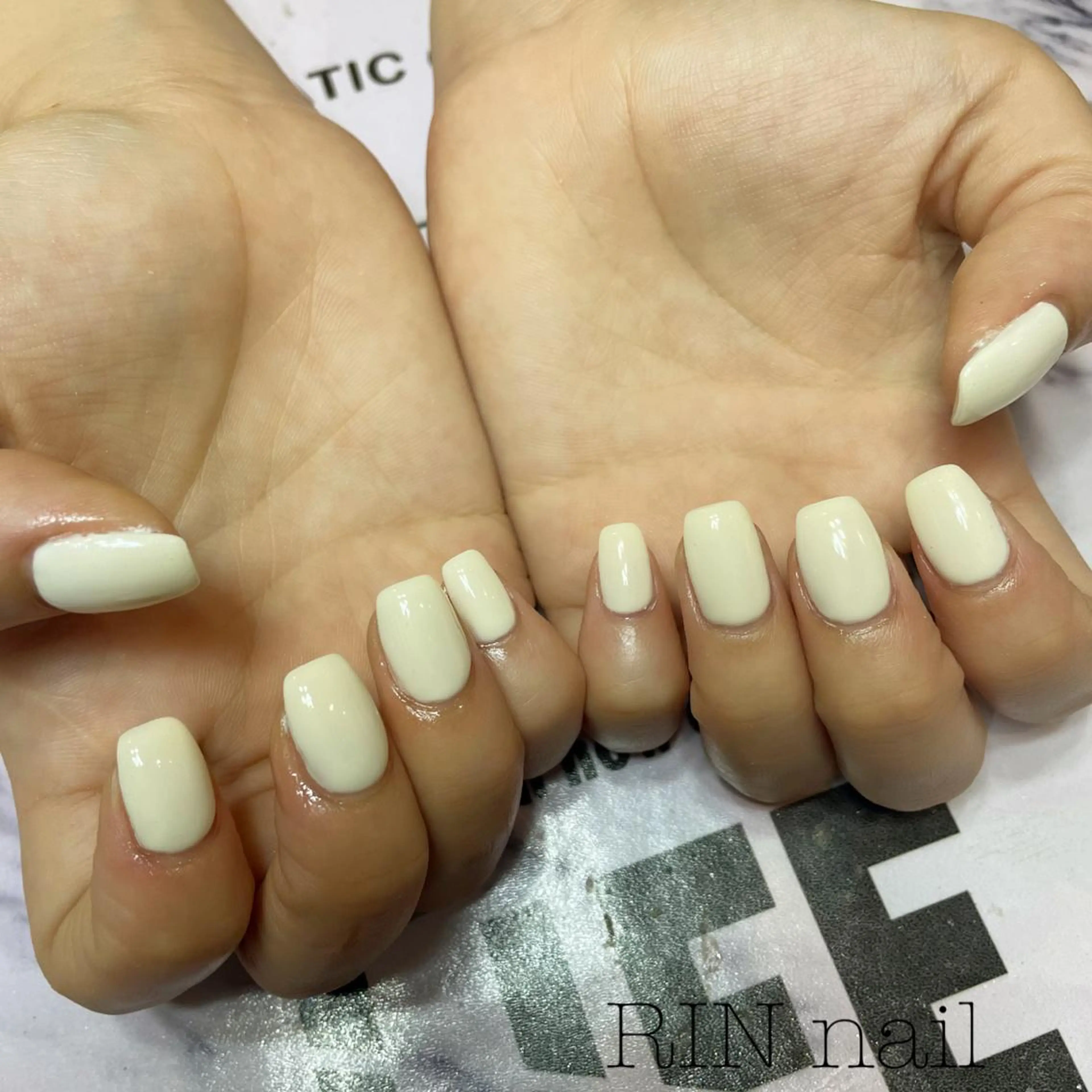 ラメグラデーション、ワンカラーコースの写真