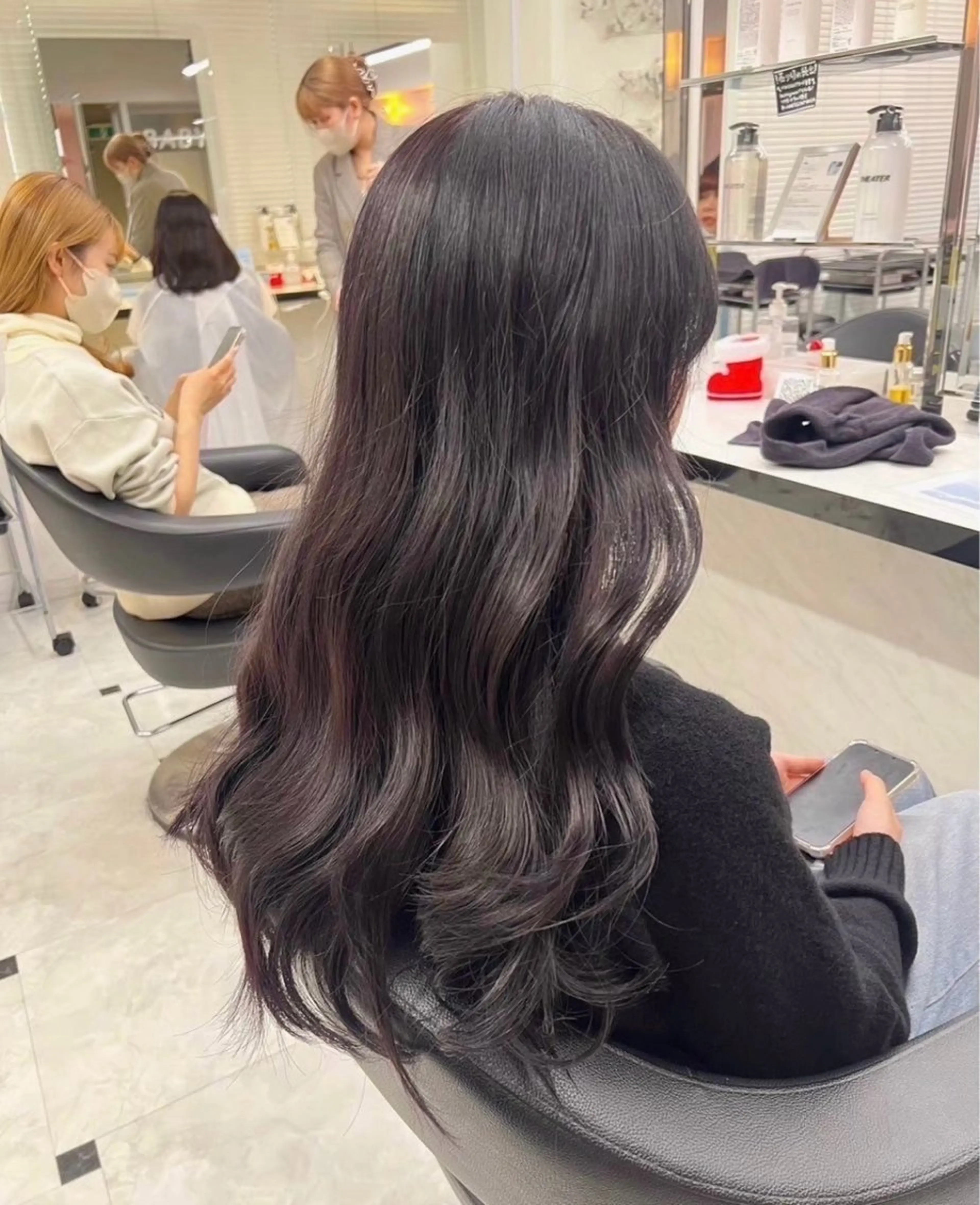 ロング ヘアカラー miku/ラベンダー 透明感カラー🪻❤︎のヘアスタイル