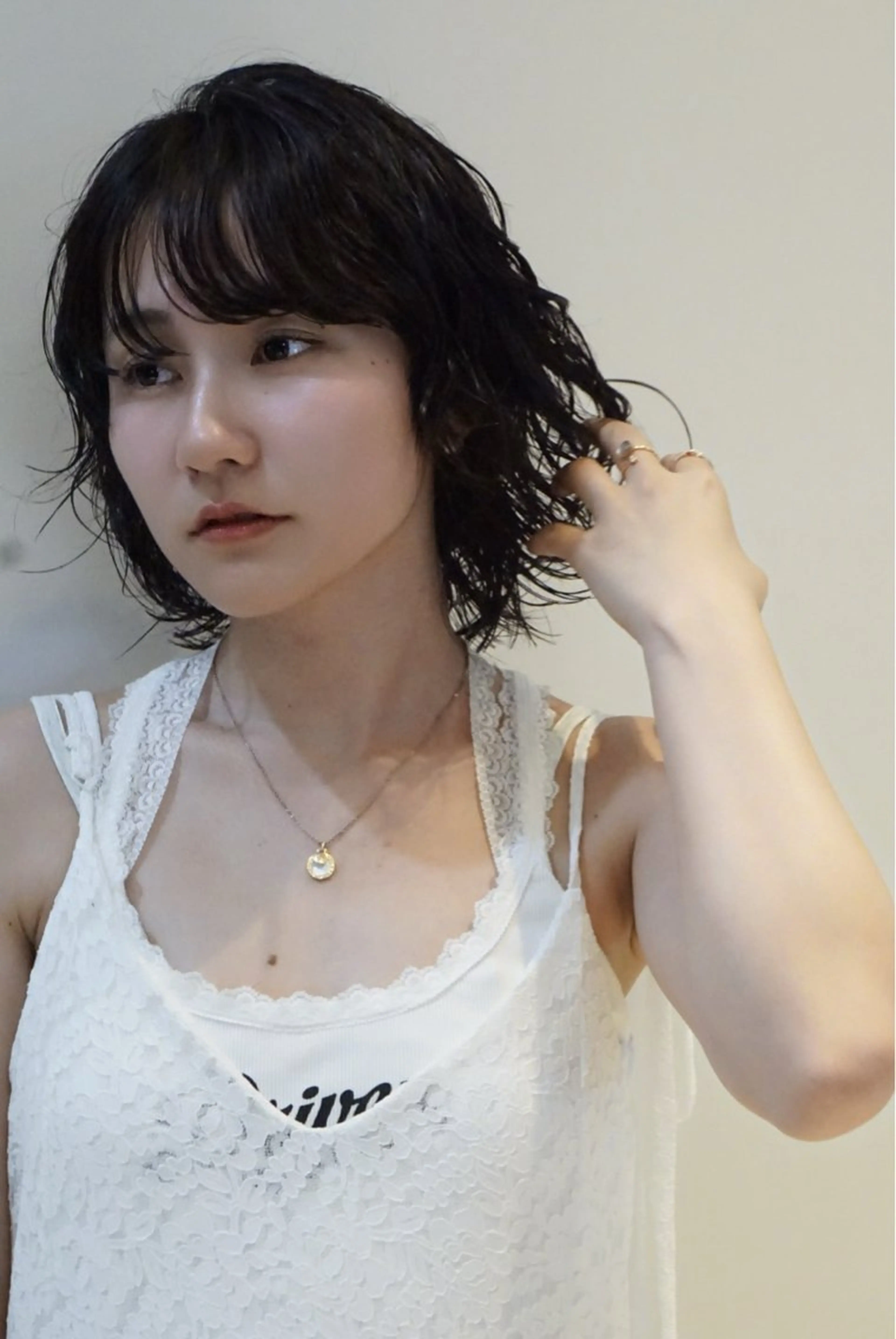 ミディアム パーマ nambu-GARDEN所属・上田 昂雅のヘアスタイル