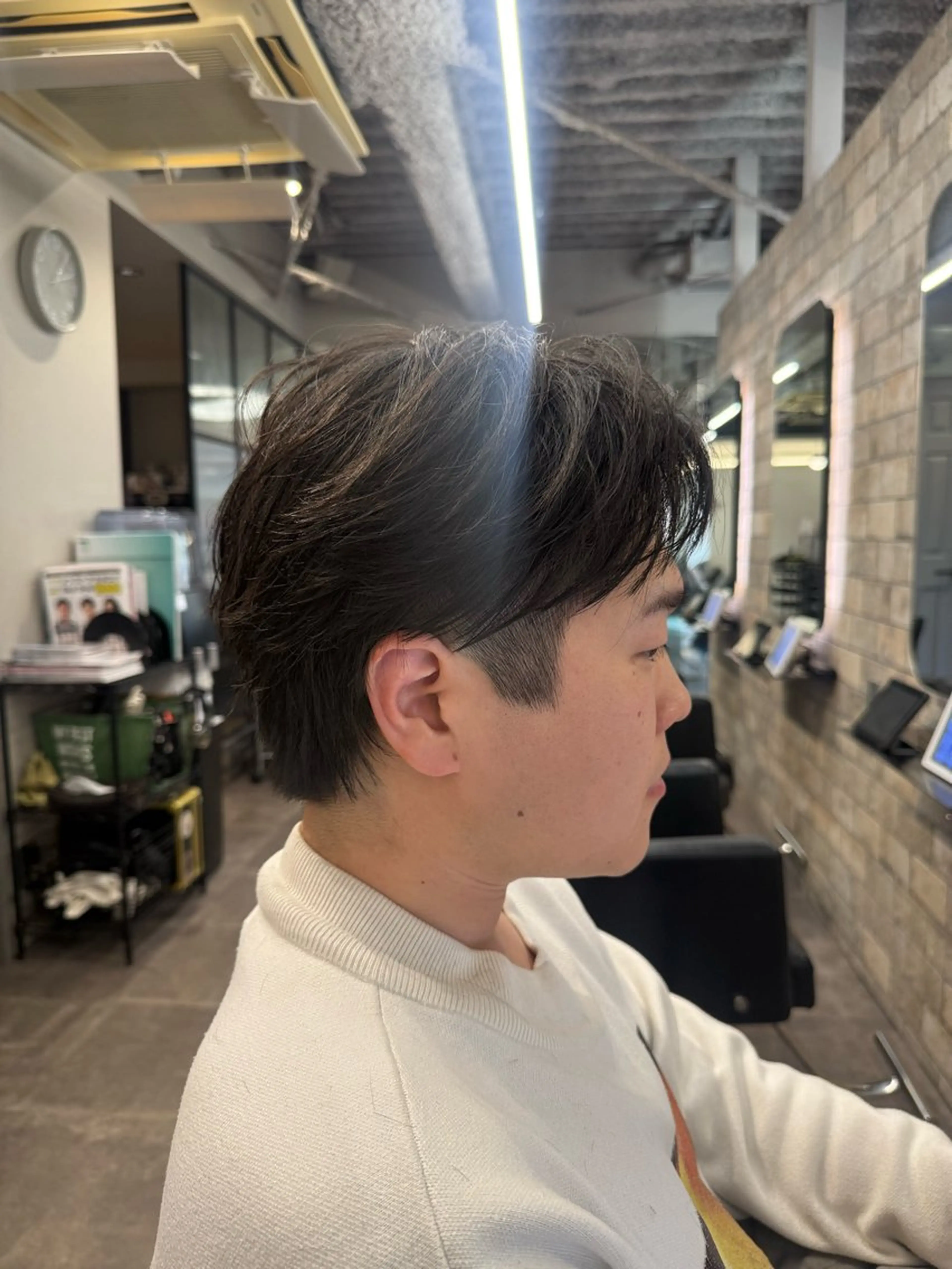 カラー メンズ 髙橋 翔一のヘアスタイル