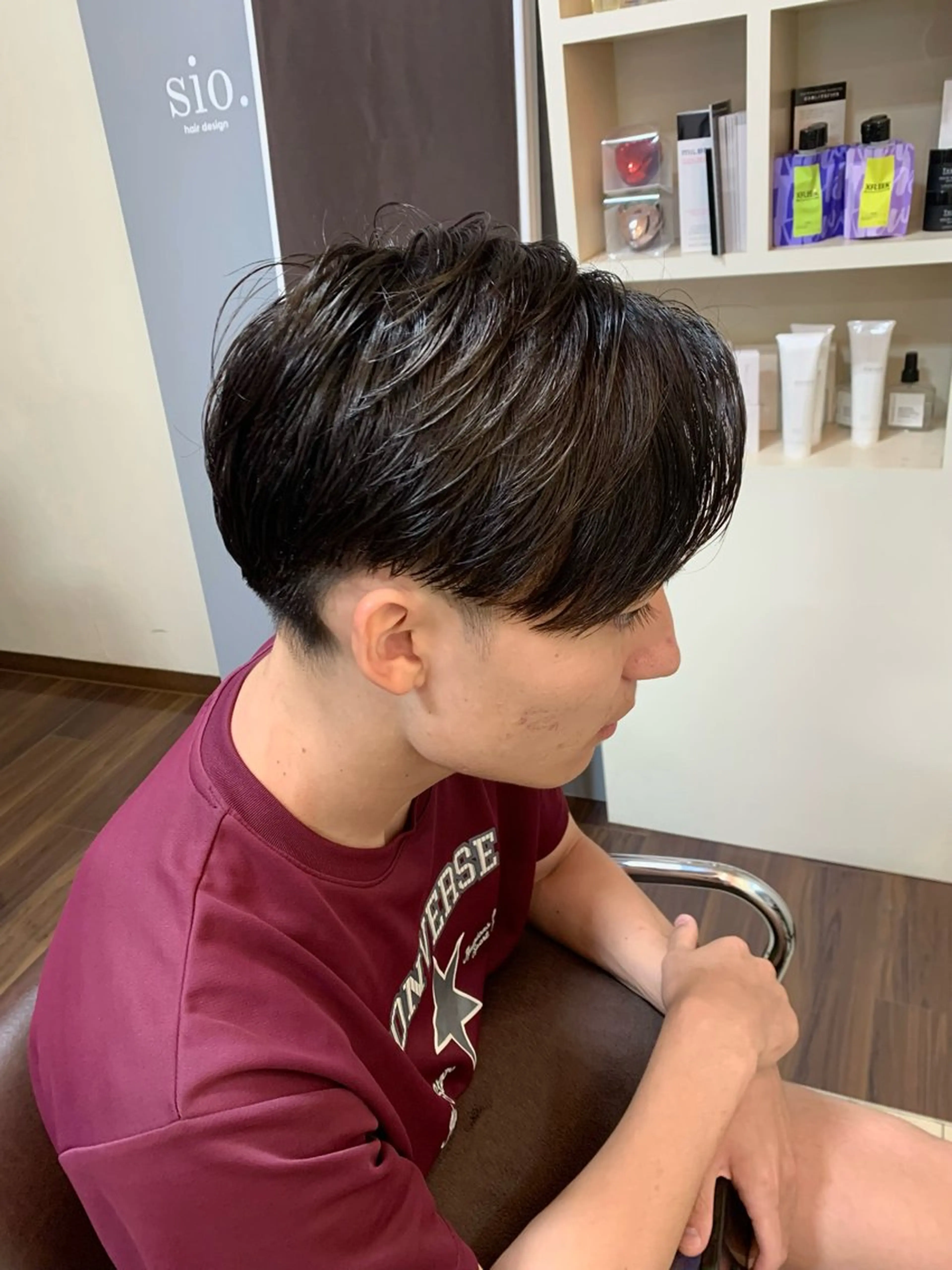 メンズ カット パーマ 佐藤 大翔のヘアスタイル