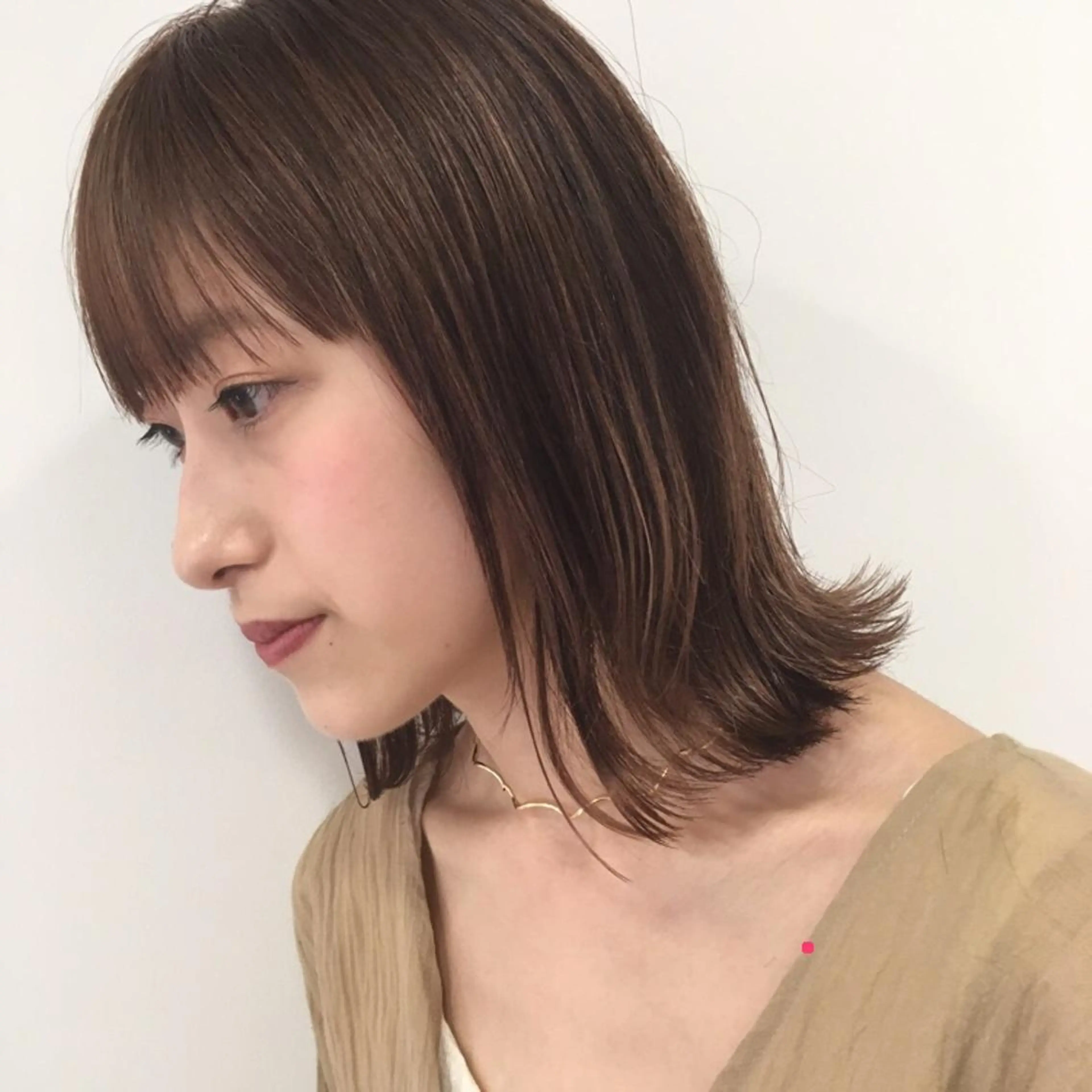 ミディアム カラー GLROW haruhiのヘアスタイル