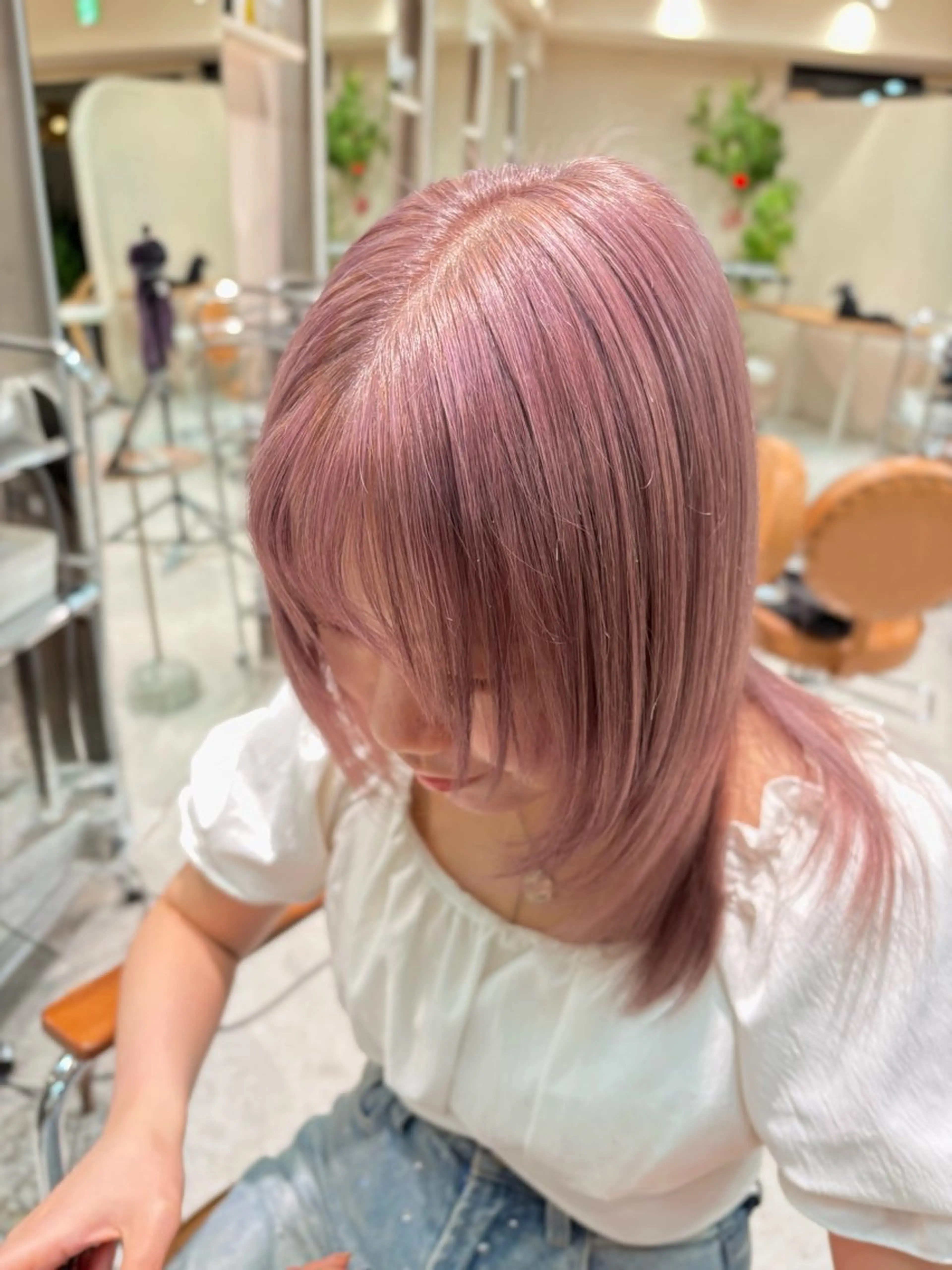 ミディアム ヘアカラー 表参道/カラー ブリーチ✨セイショウのヘアスタイル