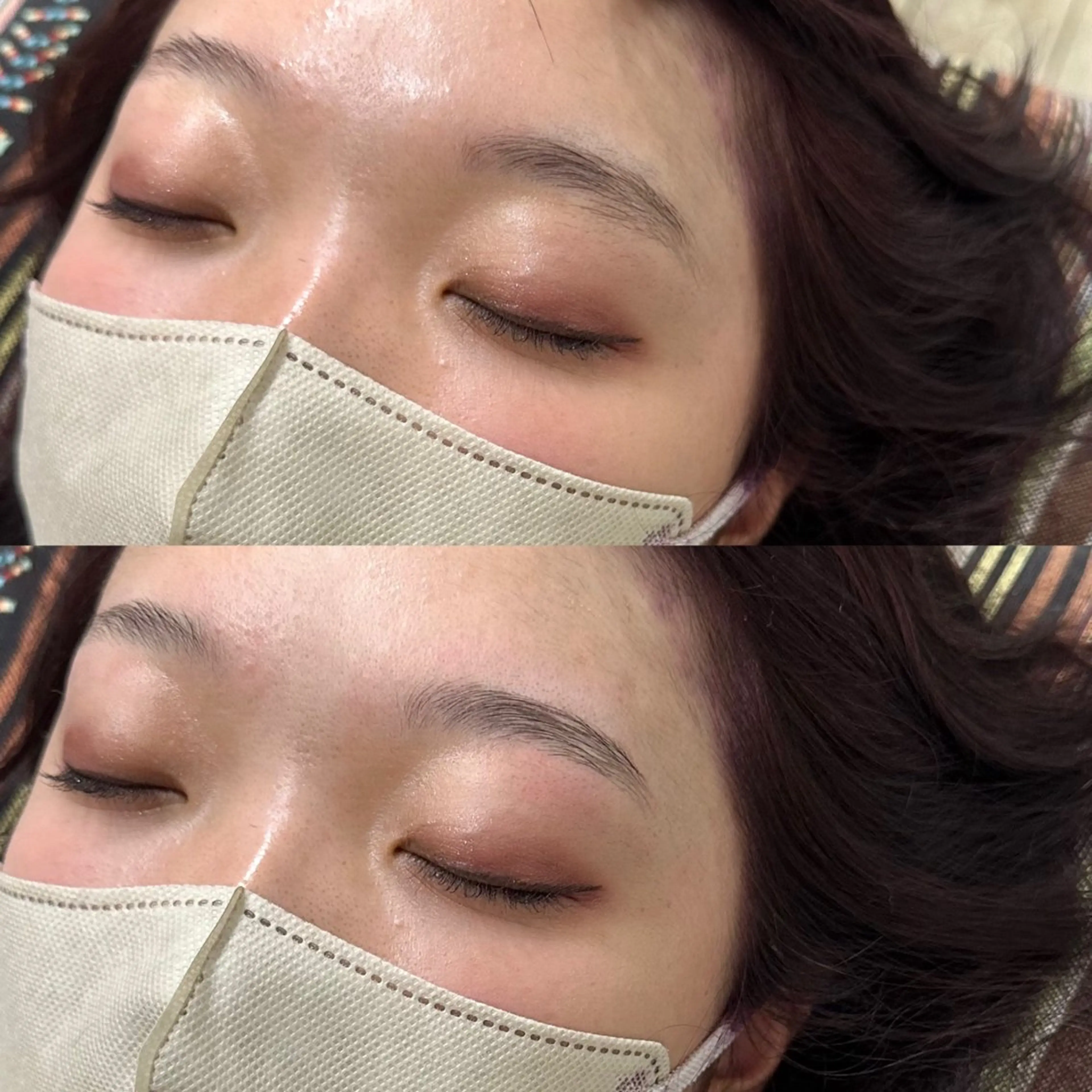 アイブロウ ハリウッドブロウリフト 眉毛ワックス脱毛 🦖ノザワ リンカ🦖のヘアスタイル