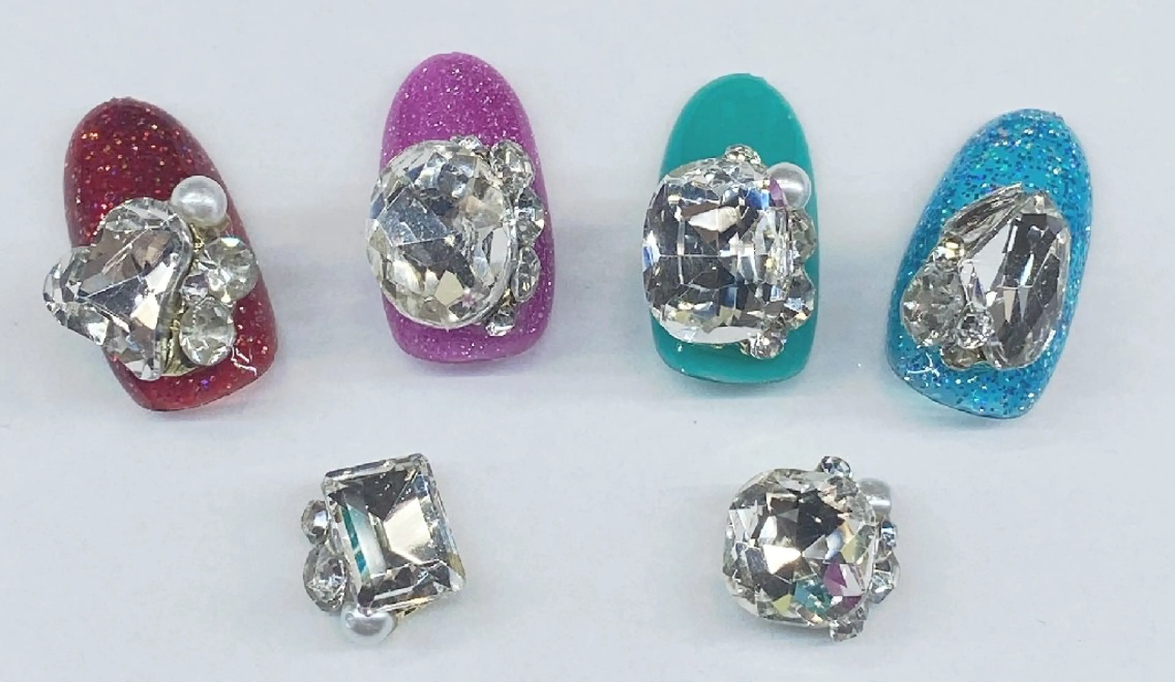 【オフ有り】1カラー+立体パーツつけ放題4本の写真